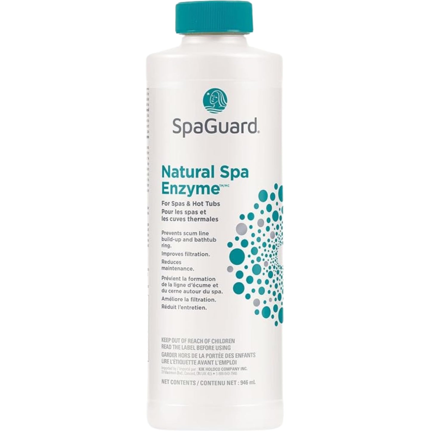 Natural Spa Enzyme 946ml | Spa Guard | Natural Enzyme Water Treatment & Conditioner for Spa & Hot Tub | Use Less Hot Tub Chemicals