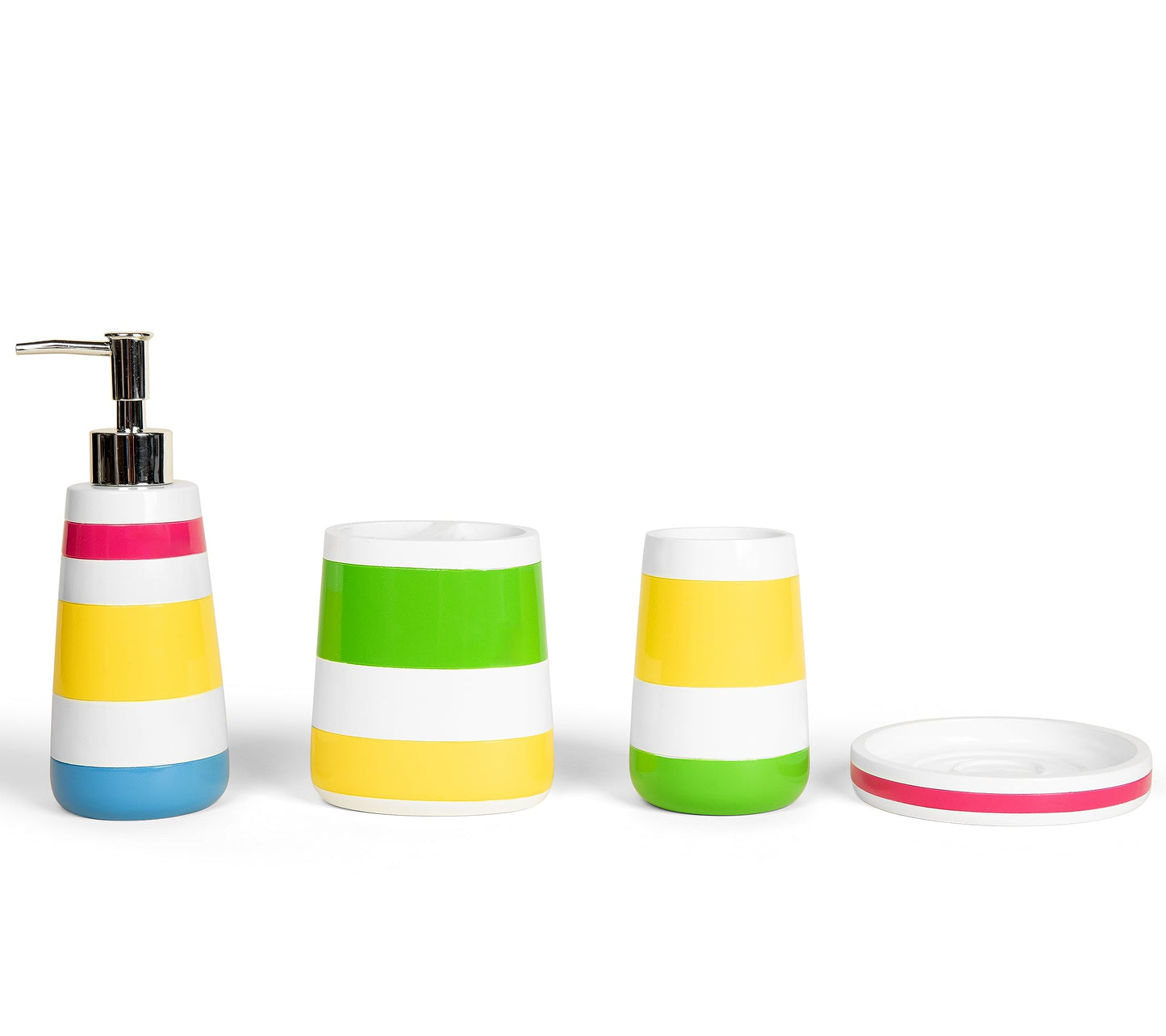 Hermosa Collection Four Piece Kids Bathroom Accessories Set