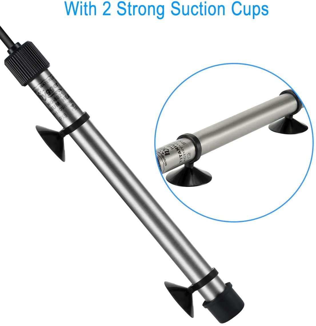 hygger 802 Aquarium Titanium Heater Tube Heating Element Replacement Heater Rod (Controller Excluded) (500W)