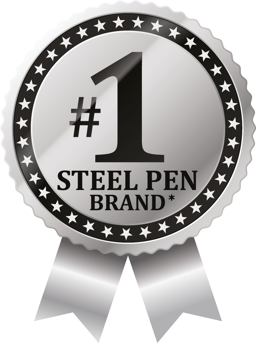 Zebra Pen F-402 Stainless Steel Retractable Ballpoint Pen, 0.7mm, Black, Pack of 12 (29210)