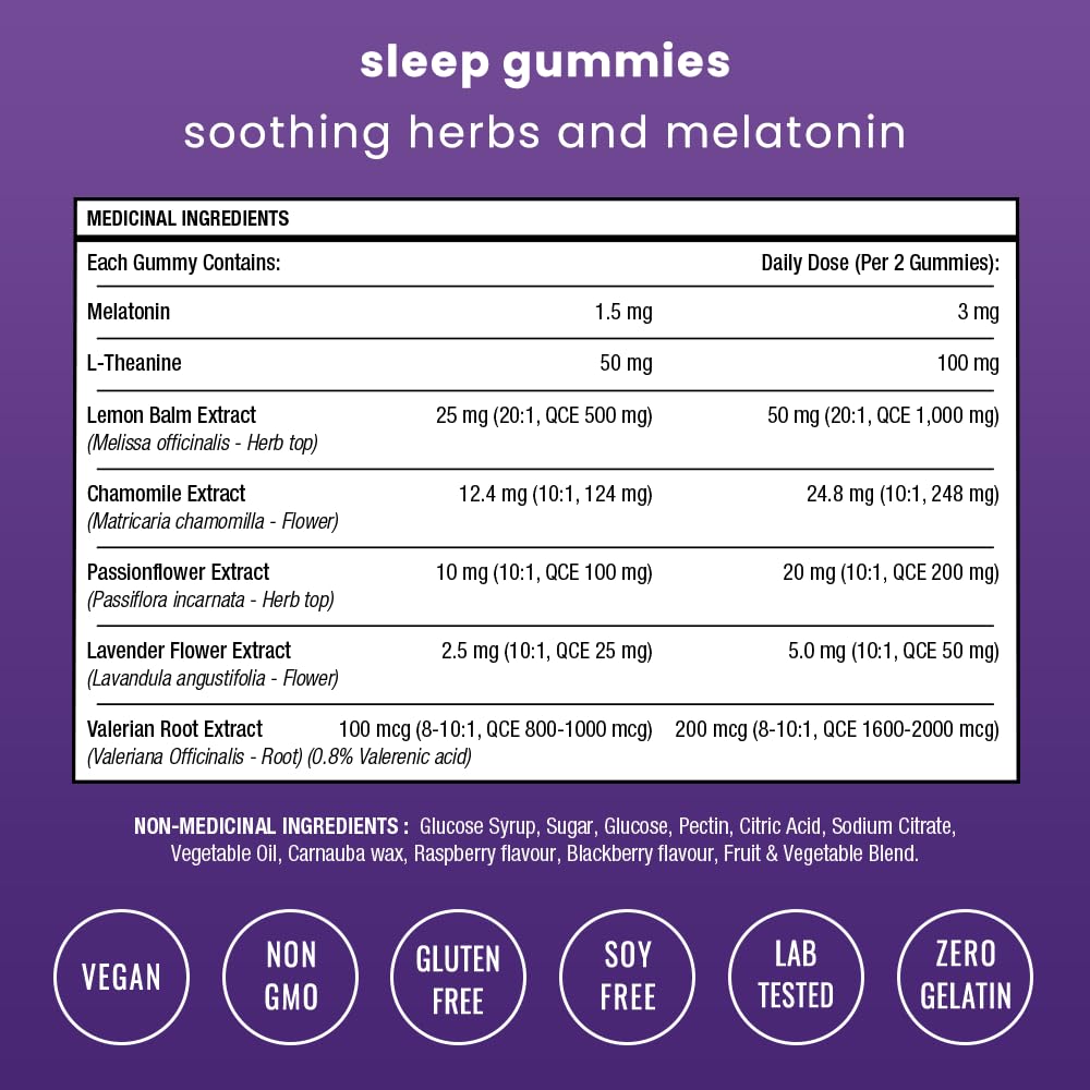 (2 Pack) Sleep Gummies | Melatonin Gummy Enhanced with L-Theanine, Chamomile, Valerian & More | Natural Sleep Aid Supplement Drug-Free | Sleeping Pills Substitute | Vegan & Non-GMO | 120 Gummies