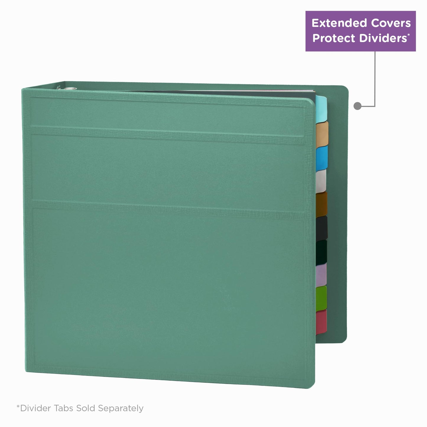 Carstens 4- Inch Heavy Duty 3-Ring Binder - Side Opening, Mint