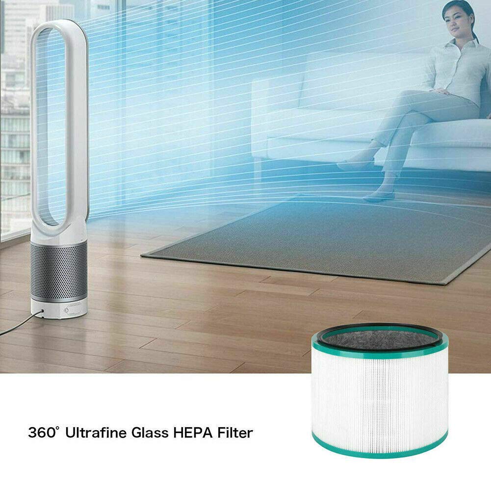 I clean 2pcs Replacement for Dyson HP02 HEPA Filter,Compatible with Dyson Pure Hot Cool Link Desk Air Purifier HP02,HP01, DP02,DP01 Desk Purifiers.Part#No.968125-03