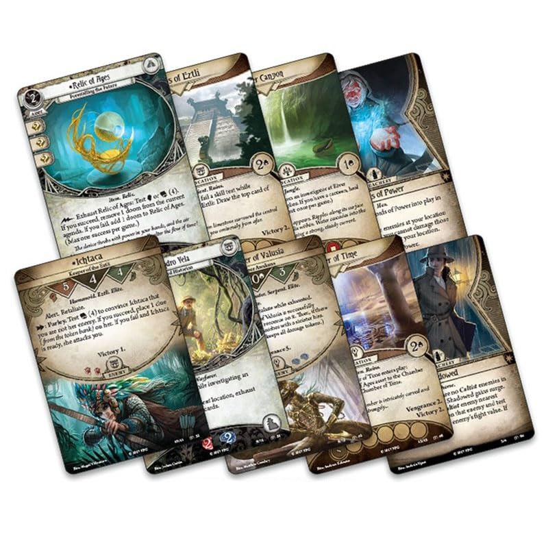 Arkham Horror The Card Game: The Forgotten Age Campaign Expansion - Horror Game - Cooperative Game for Adults - Ages 14+ - 1-2 Players - Avg. Playtime 1-2 Hours - Made by Fantasy Flight Games