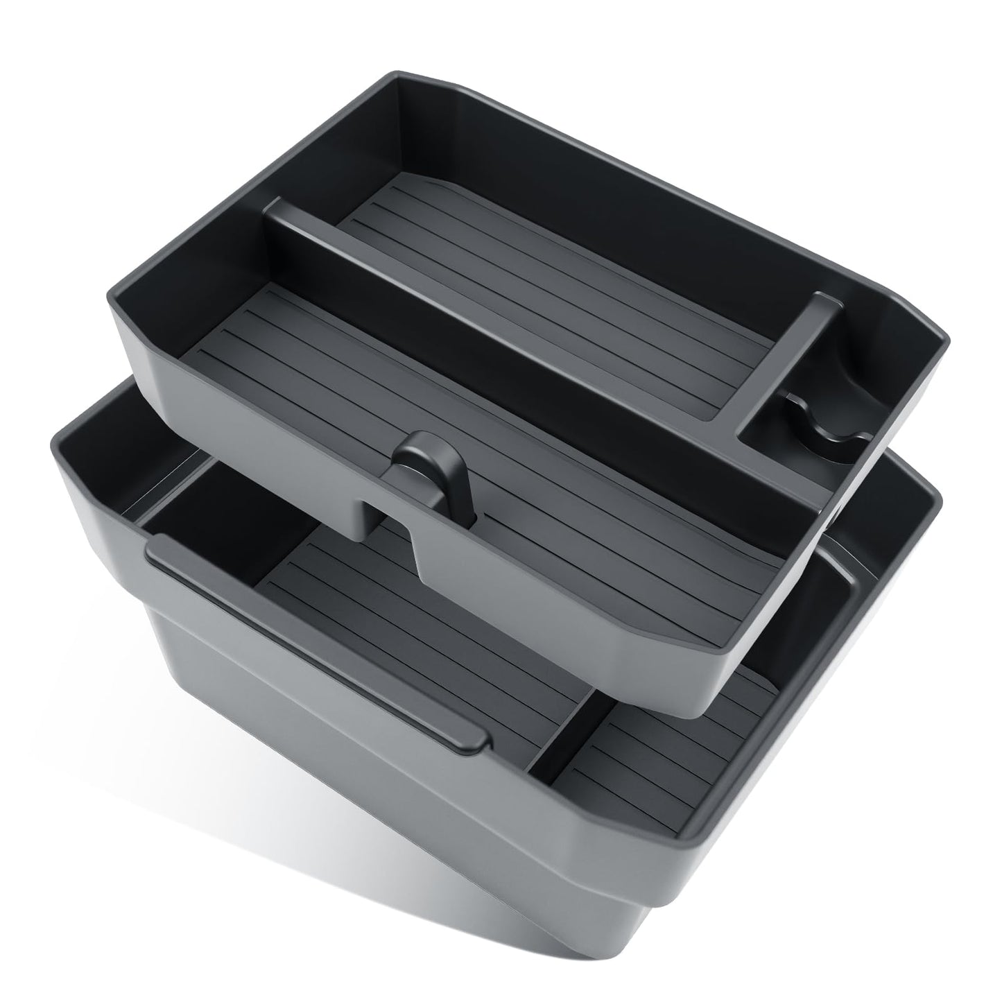 BIBIBO 2Packs for 2026 Subaru Outback Center Console Organizer 2026 Subaru Outback(Premium,Limited,Touring,Wilderness,Limited XT,Touring XT) Console Tray 2026 Outback Console Insert Tray-Double Layers