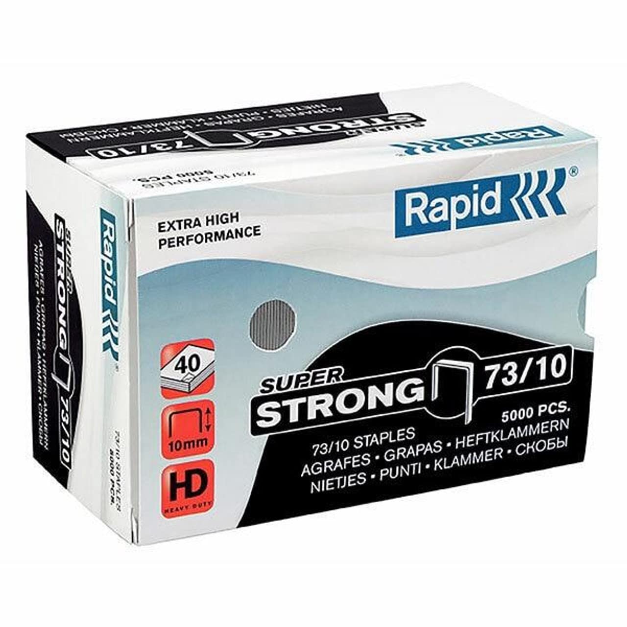 Rapid 24890400 3/8-Inch 73 Series Staples for Stapling Pliers with HD31, 5000 Per Box