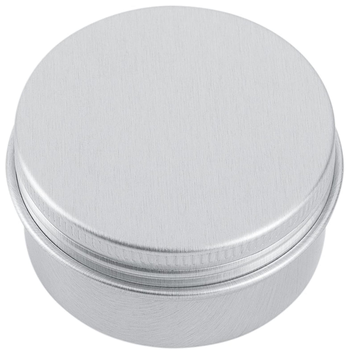 Tosnail 60 Pieces 1 oz Containers with Lids, Lip Balm Containers, Tin Cans with Lids Small Candle Jar Metal Tin Containers Salve Tins
