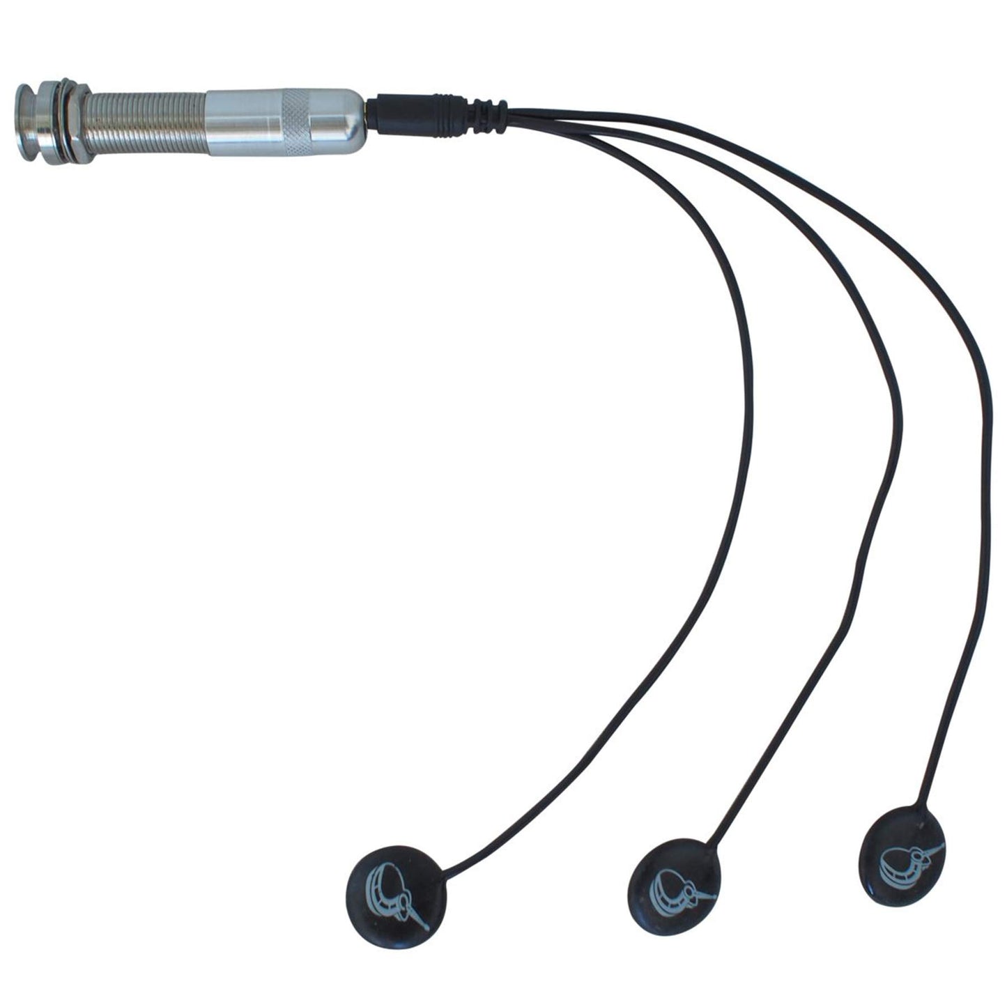 Journey Instruments Passive Piezo Acoustic Pickup – EP001K Three Balanced German-Made Passive Pickup Elements – Piezo Pickup for Acoustic Guitars (Ceramic)