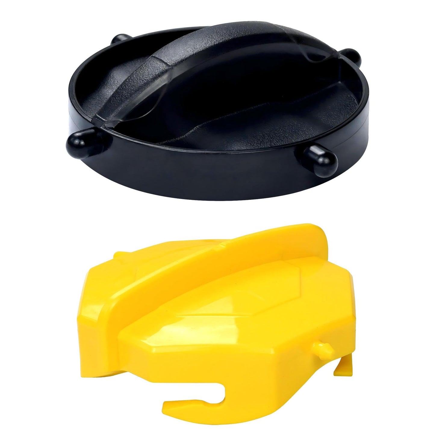 Saturnhose 10 FT RV Sewer Hose Kit Heavy-Duty Sun-Resistant Leak-Proof with 90 Degree Clear View Sewer Adapter Storage Cap