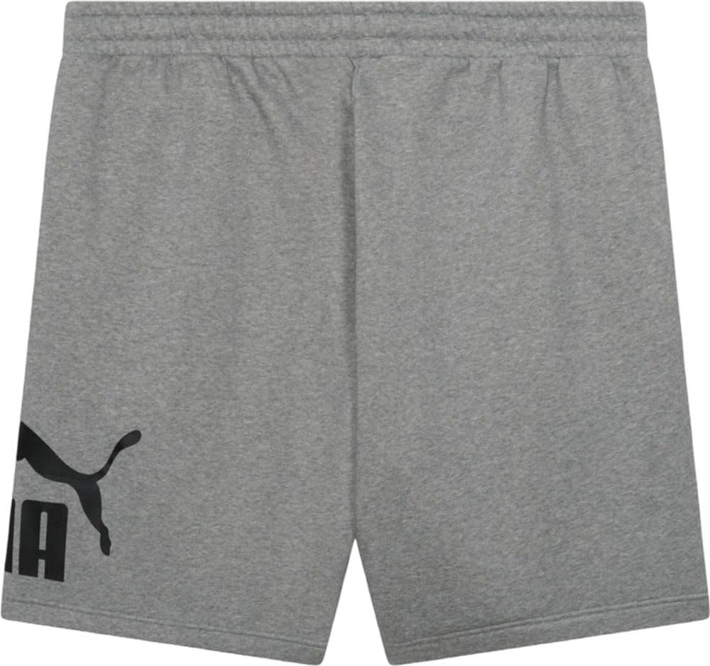 PUMA Mens Big Logo Fleece 10" Shorts (Available in Big & Tall), Medium Gray Heather Ss25, Medium
