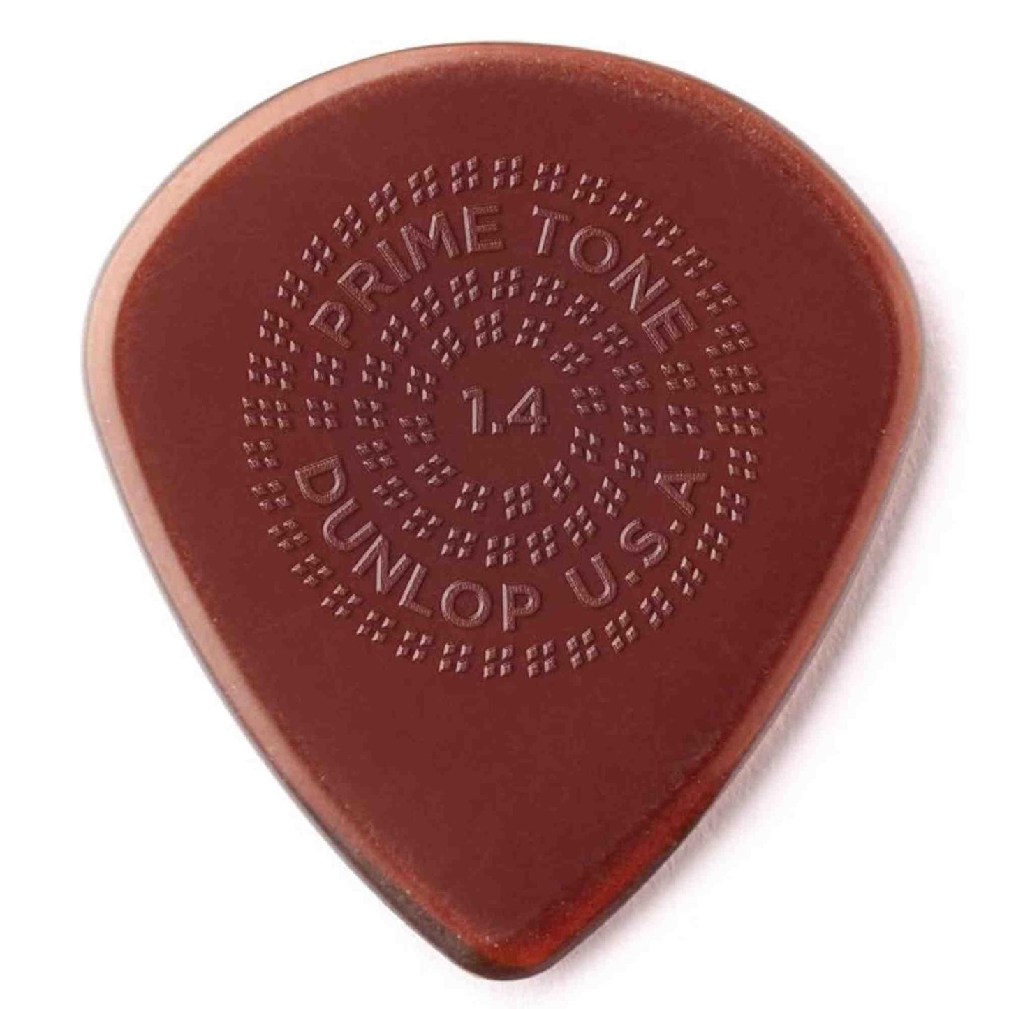 Jim Dunlop 518R1.4 Primetone Jazz III 1.4mm Sculpted Plectra (Grip) - 12 Pack