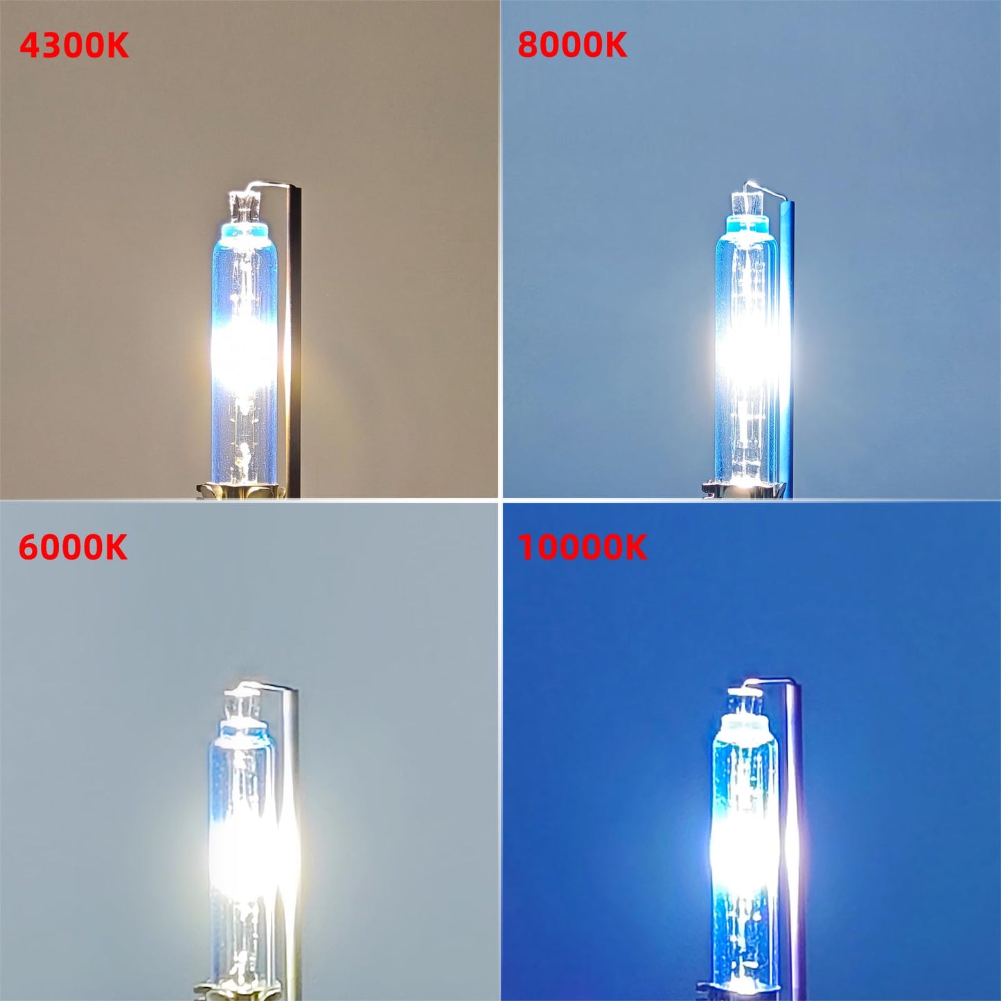 Sinoparcel D1S Xenon HID Headlights Bulb - 8000K 35W High Low Beam, 85415 66140 66144 66154 etc Replacement Bulb - Pack of 2