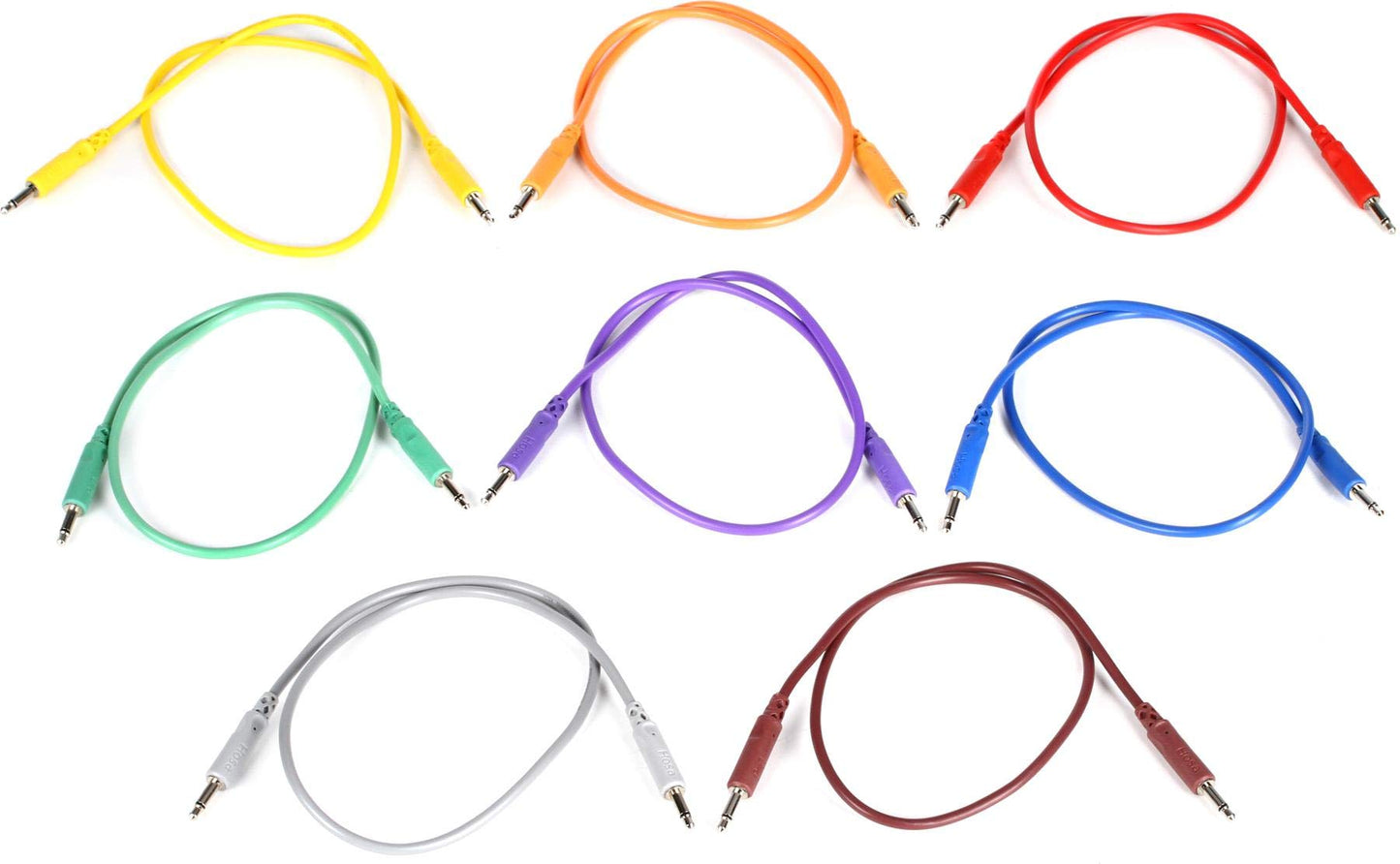 Hosa CMM-845 3.5 mm TS to 3.5 mm TS Unbalanced Patch Cables, 1.5 Feet