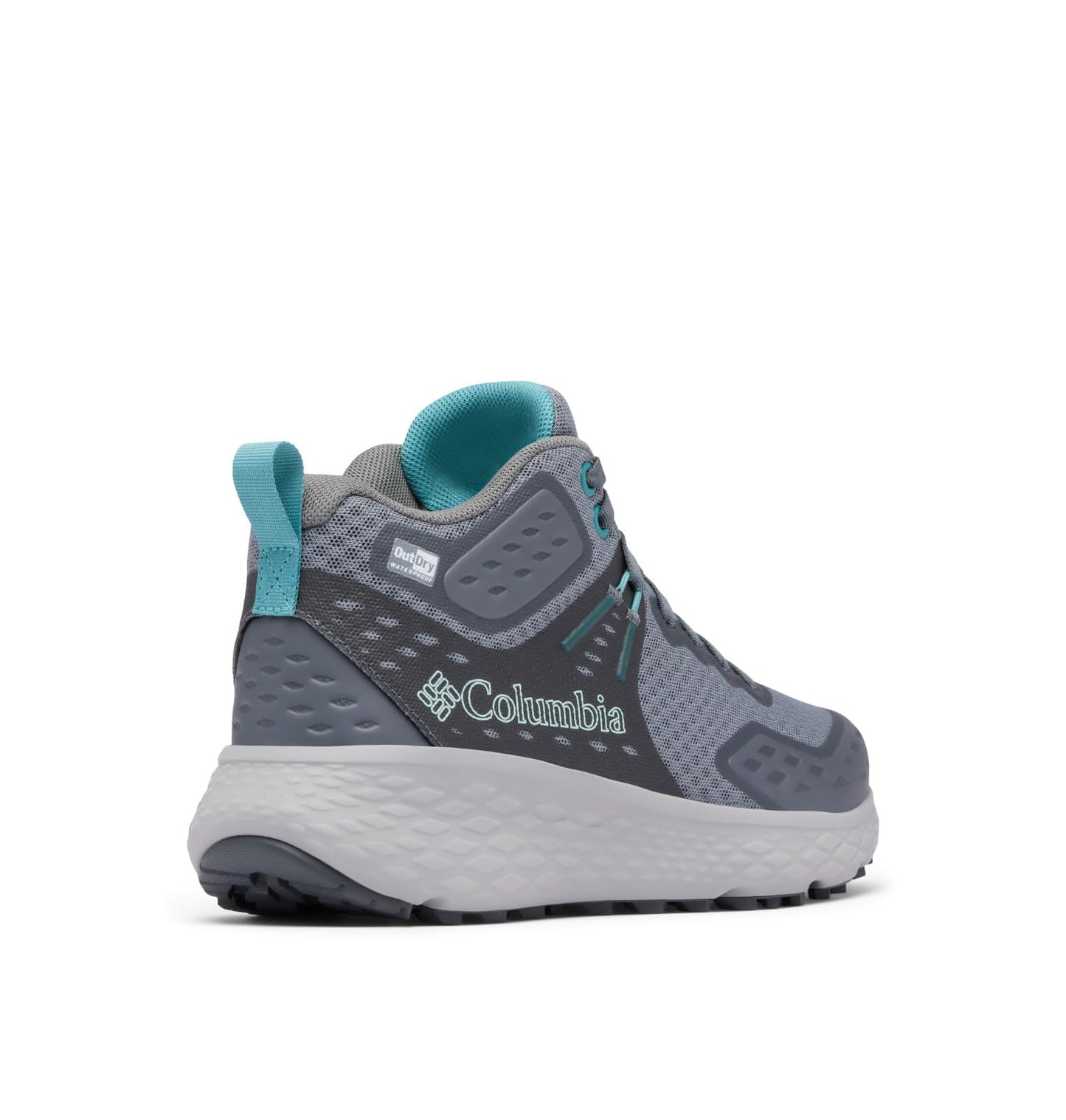 Columbia Women's Konos TRS Outdry Mid, Titanium Grey Steel/Teal, 12