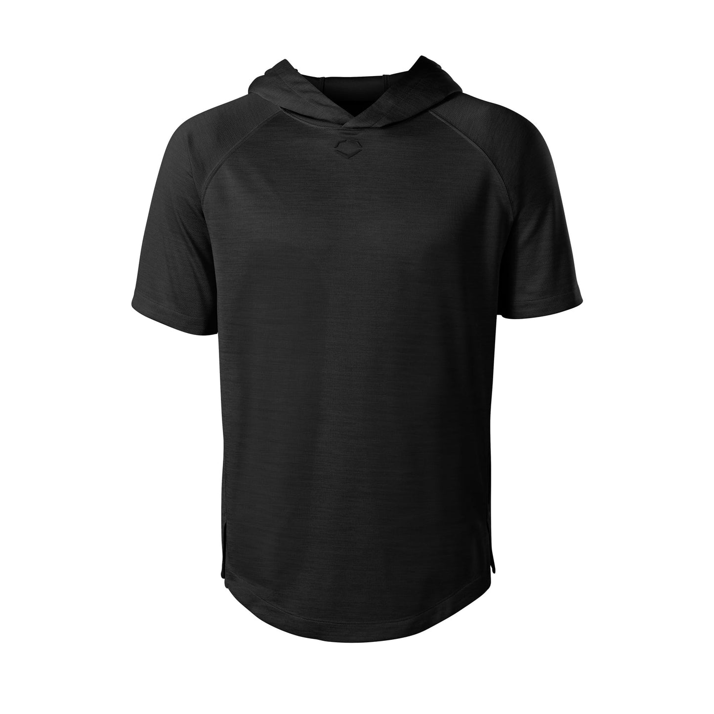 EvoShield Men's Lightweight Short Sleeve Hoodie 2.0, Black, Medium
