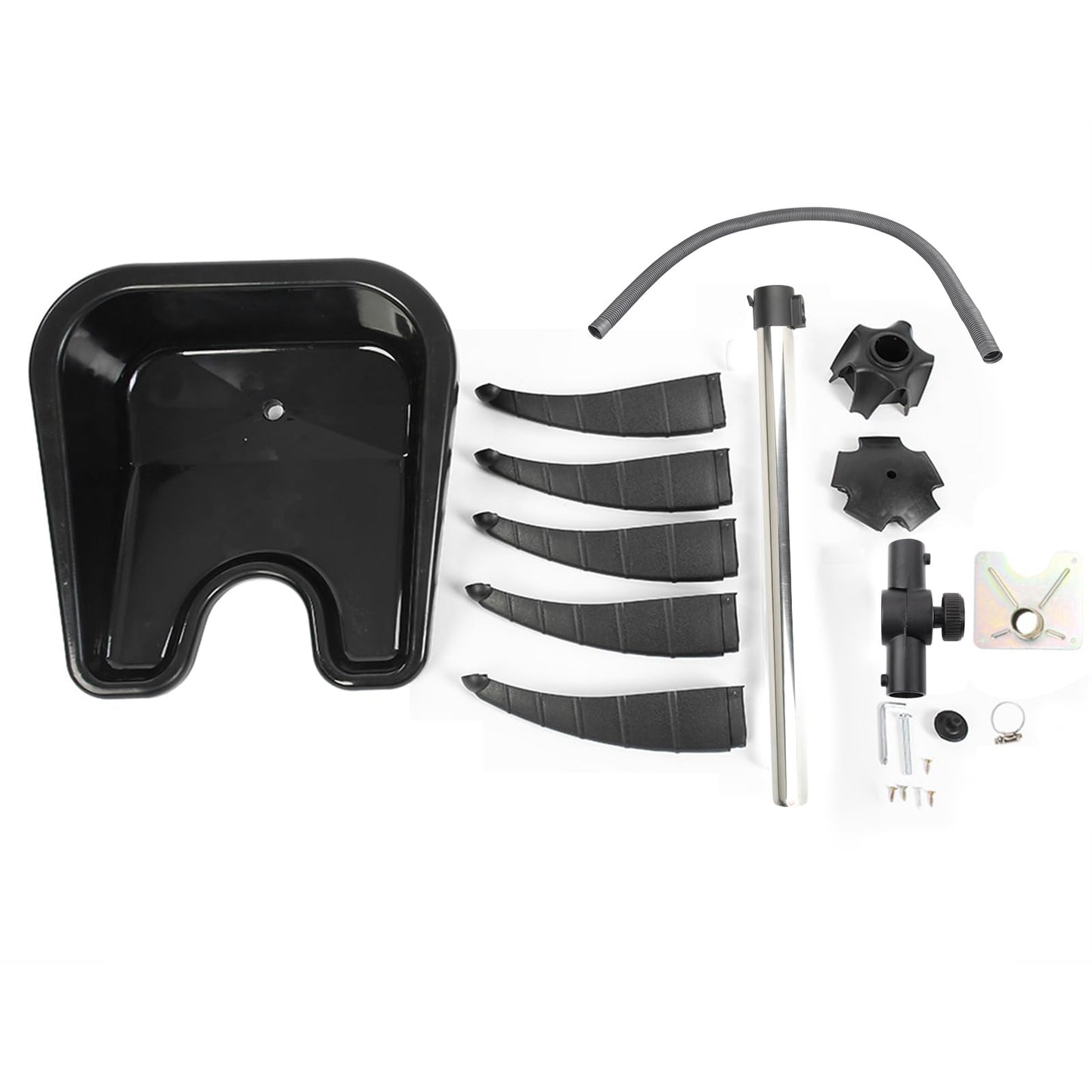 Wash Basin Plastic Shampoo Sink Salon Hairdressing Washing Portable Hair Treatment Barber Tools Height Adjustable with Drain Hose