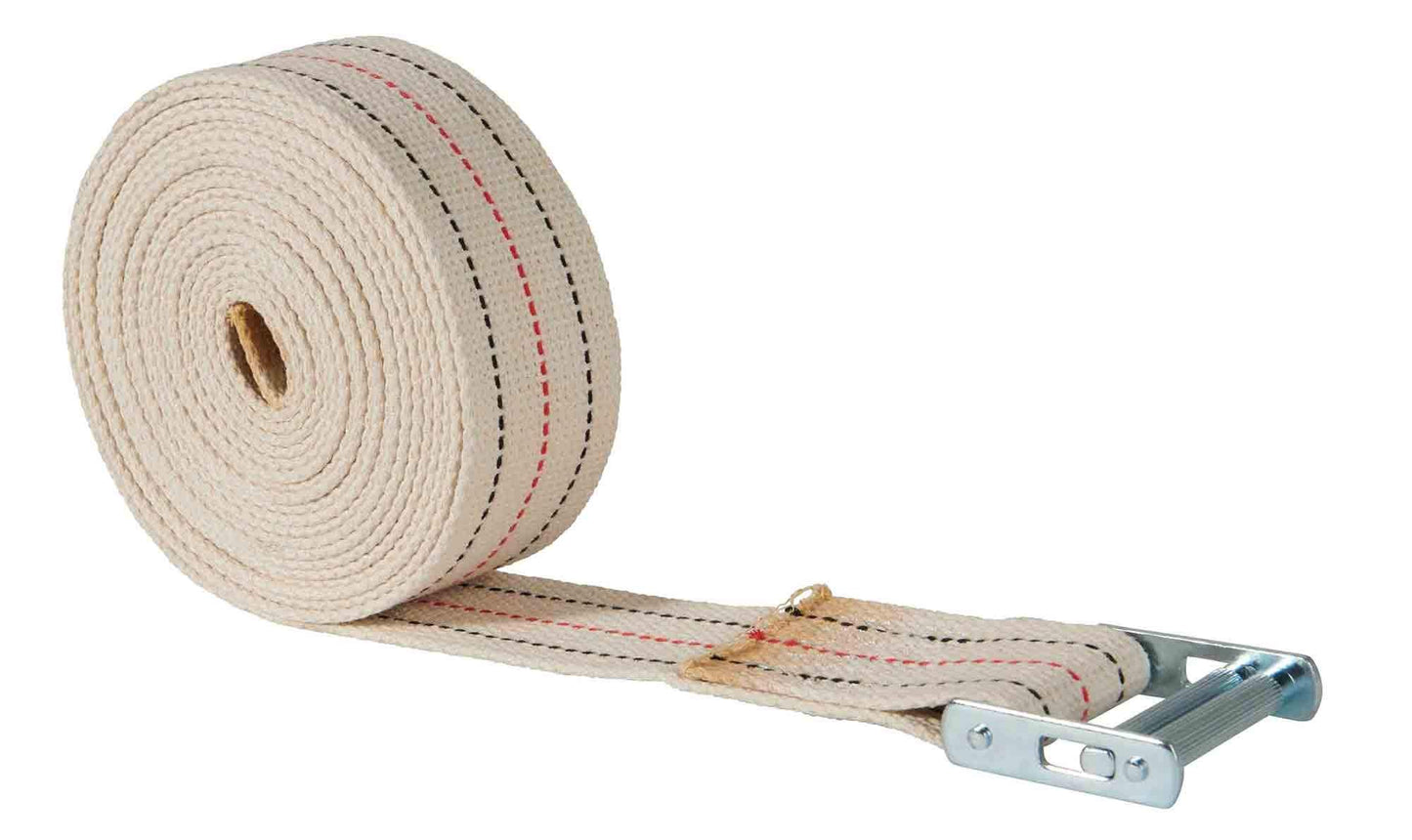 Mytee Products (2 Pack) 2" x 20' Piano Moving Strap with Roller Buckle, Made from Cotton Webbing