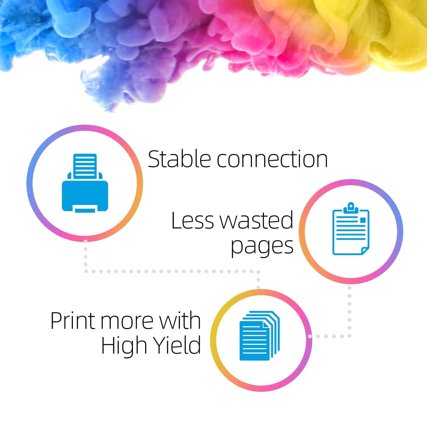 High Yield 65XL Ink Cartridge Black Compatible for HP 65 Ink Cartridges, Replacement for HP 65XL Black Ink Cartridge, Compatible for Envy 5055 5052 DeskJet 3755 3700 3752 Printer, 2 Pack (1500 Pages)