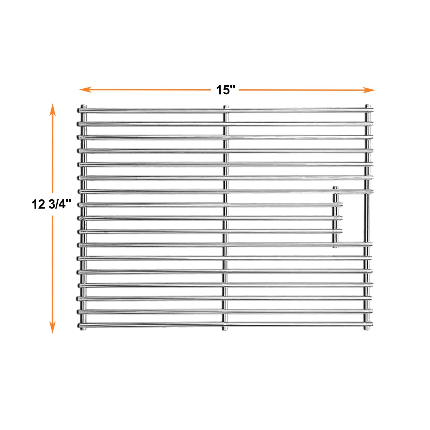 BBQ Cooking Grate for Broil King 9865-14, 9865-17, 9865-24, 9865-34, Stainless Steel Grill Grates Replacement for Broil King, Broil-Mate Gas Grill, Cooking Grids for Boril King Grill Replacement Parts