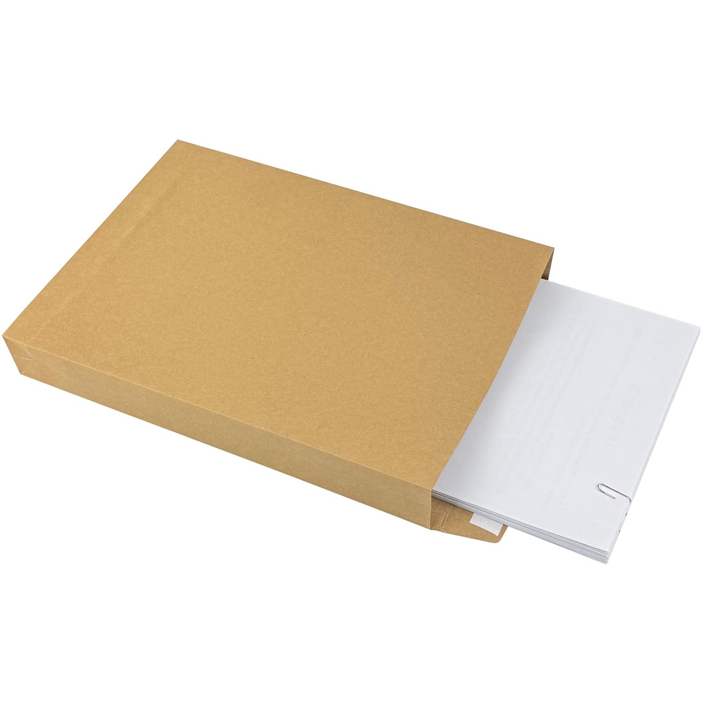 Neehows 25 Pack Expandable Large Kraft Envelopes, 9.3" x 13" Big Mailing Envelopes Self Seal Anti Tear Catalog Envelopes for Business Office Paper Documents File Storage - Brown