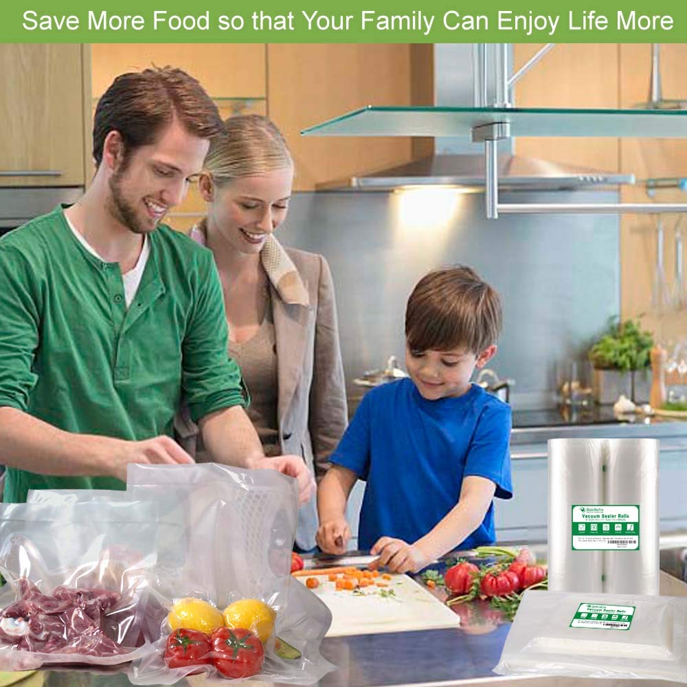 MakMeFre 200 Gallon Size11x16 Inch Vacuum Sealer Bags with BPA Free and Heavy Duty, Vacuum Seal Food Sealer Bags,Great for Food Storage Vaccume Sealer PreCut Bag