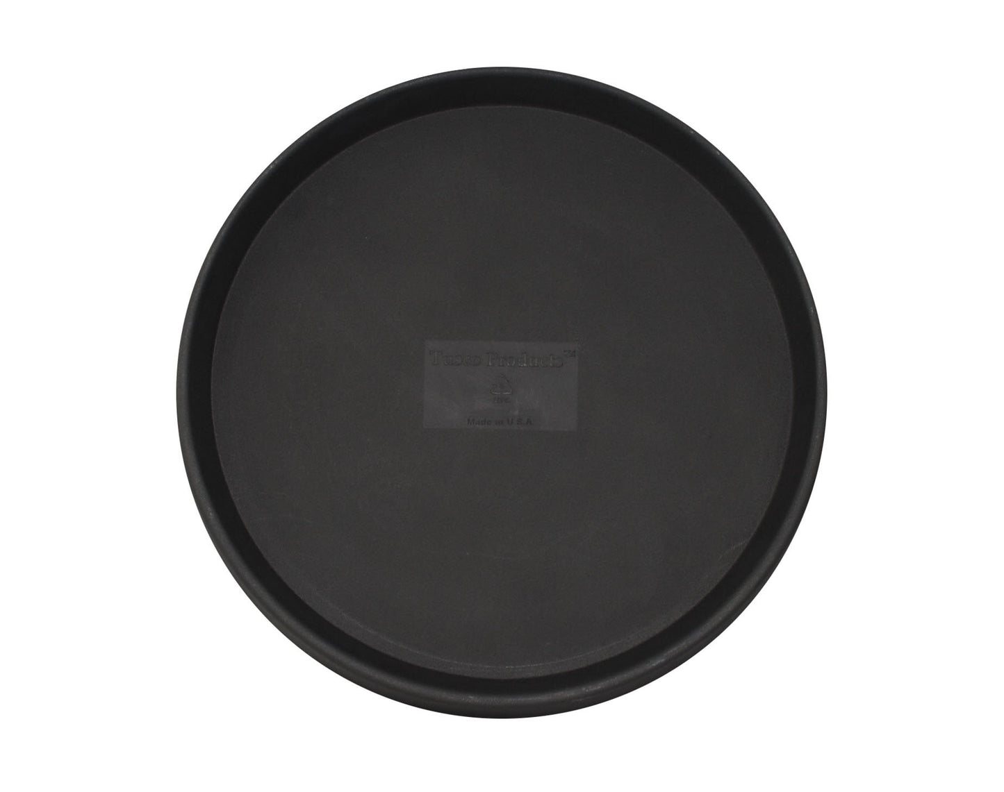 Tusco Products TR18BK Round Saucer, 18-Inch Diameter, Black