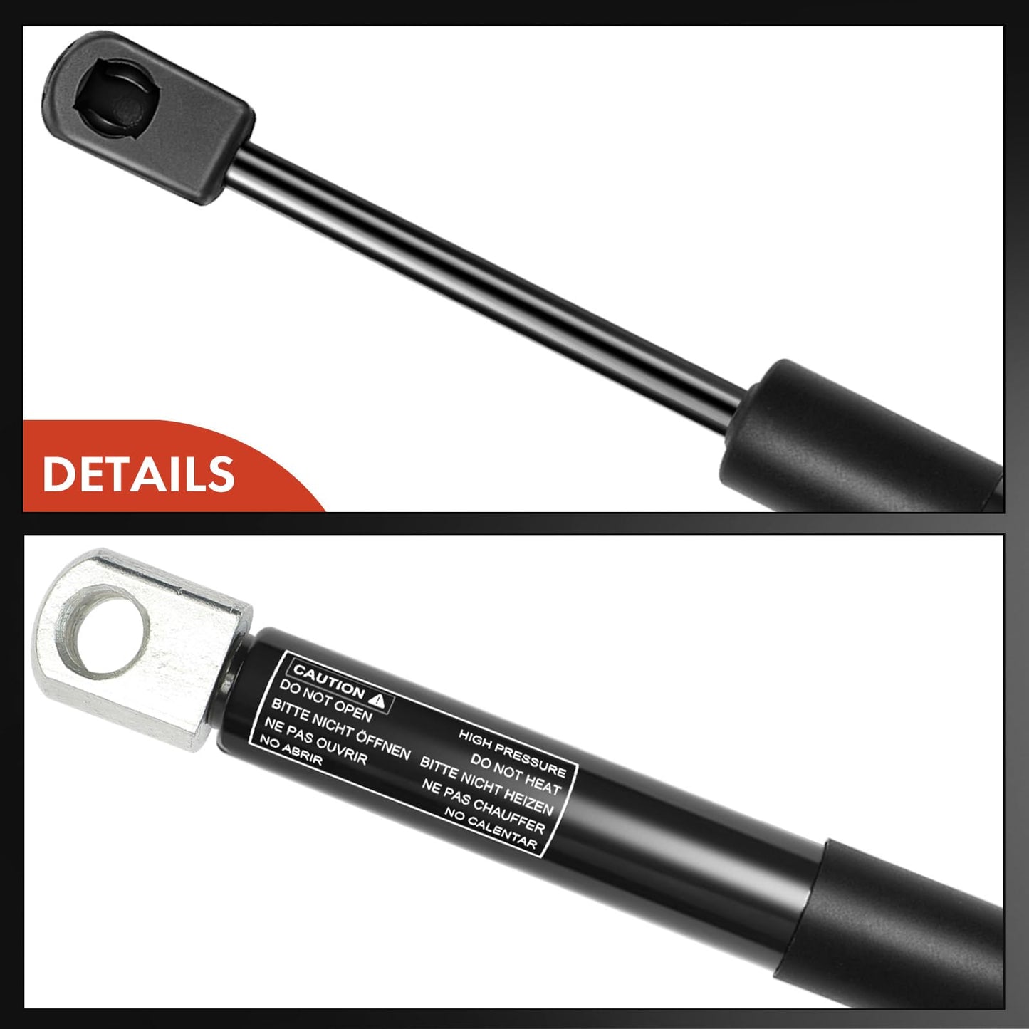 A-Premium Rear Center Luggage Lid Lift Supports Shock Struts Compatible with Can-Am Models - Spyder RT, Spyder RT-S, pyder RT-S Roadster, 2010-2018 - Replace# 708300383 (1PC)
