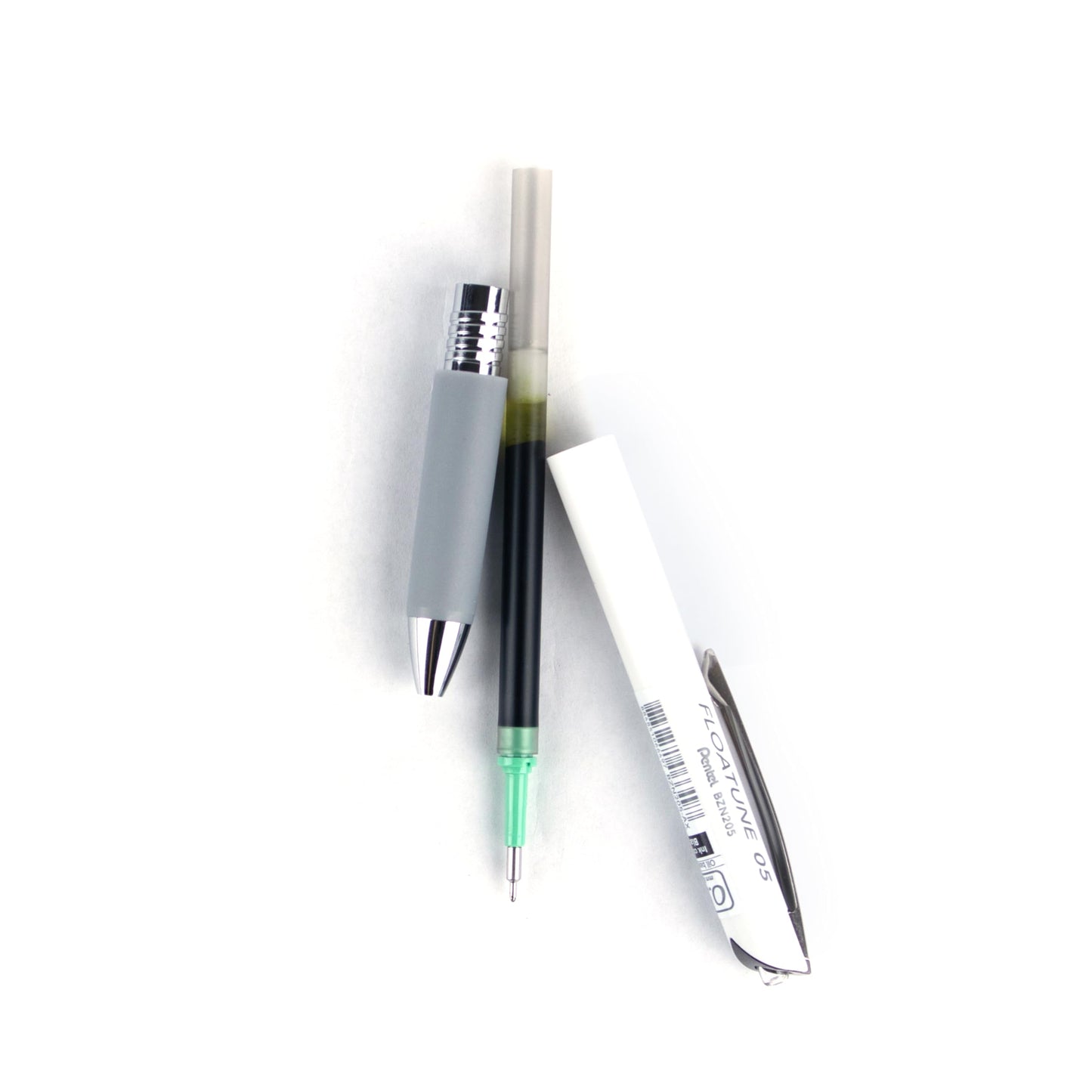 Pentel Floatune Smooth Writing Rollerball Pen, Everyday Use, Office Supplies, School Supplies, 0.5mm Needle Point, Black Ink, BZN205-A, Box of 12