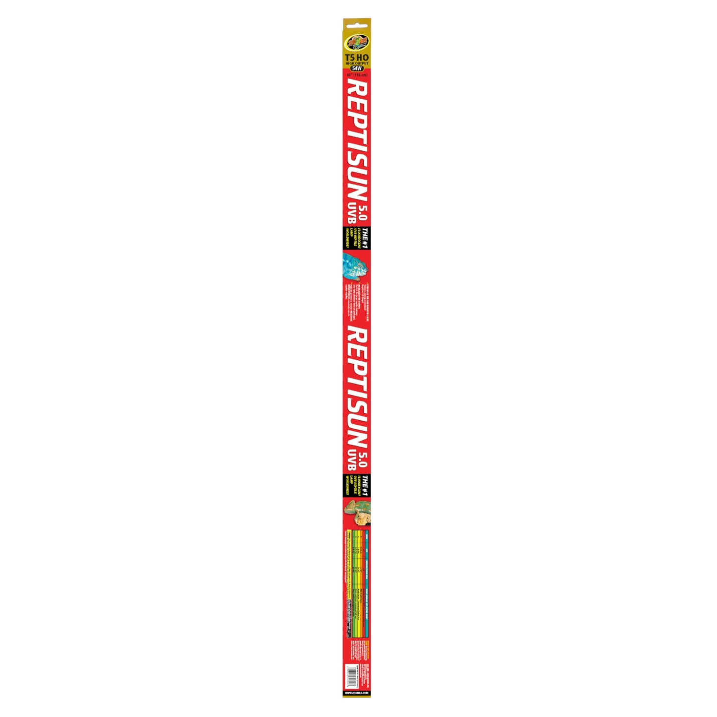 Zoo Med FS554 Reptisun 5.0 T5-Ho Uvb Fluorescent Lamp-54 W-46 White