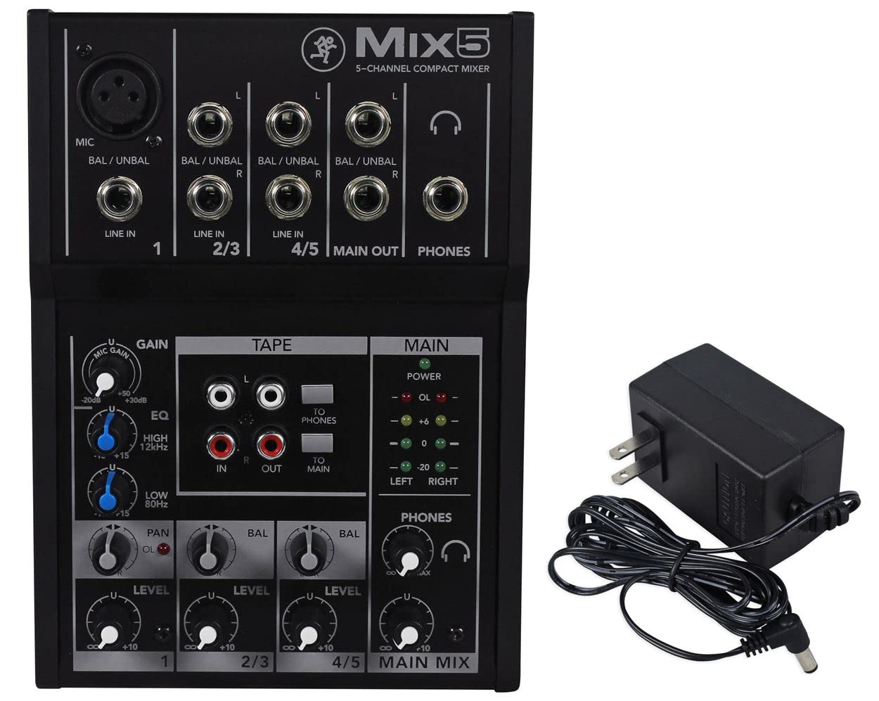 Mackie-Mix-Series,-5-Channel-Compact-Mixer-with-Studio-Level-Audio-Quality-(Mix5)