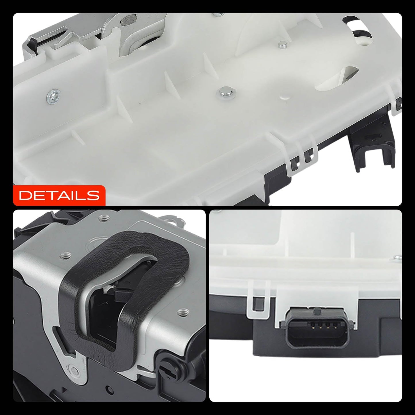 A-Premium Rear Left Driver Side Door Latch Lock Actuator Compatible with Ford F-150 2009-2014 Explorer 2011-2019 Taurus 2010-2019 Police Interceptor Utility Lincoln Mark LT MKS