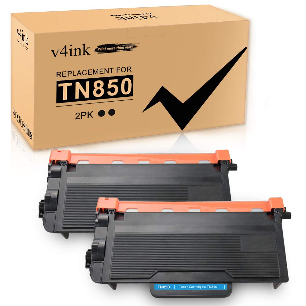 TN850 Toner Cartridge Replacement for Brother TN850 TN-850 TN820 Compatible with HL-L5000D HL-L5200DW HL-L6200DW MFC-L5700DW MFC-L5800DW MFC-L5900DW MFC-L6700DW MFC-L6900DW Printer(2 Black)