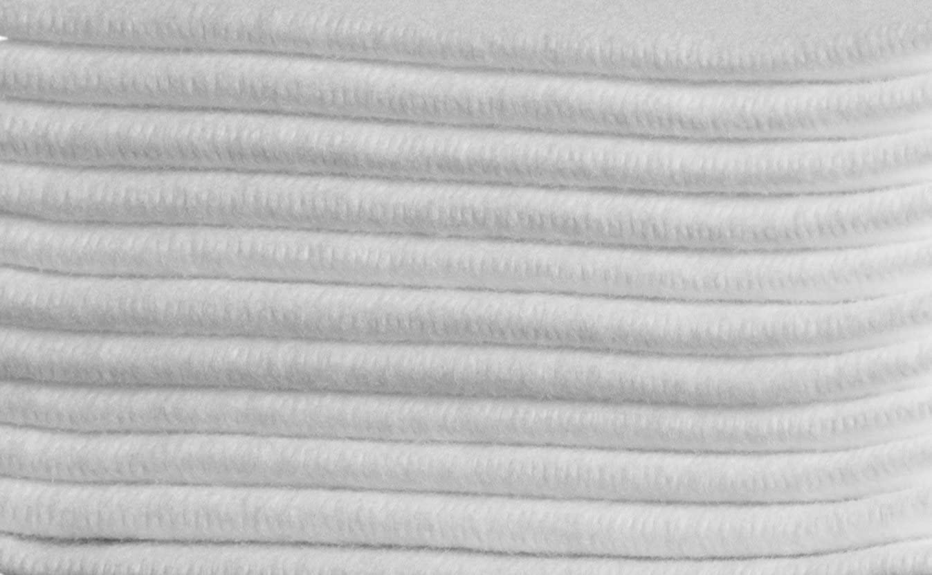 200 - Linen-Feel Guest Towels / Disposable Cloth-Like Hand Napkins, White