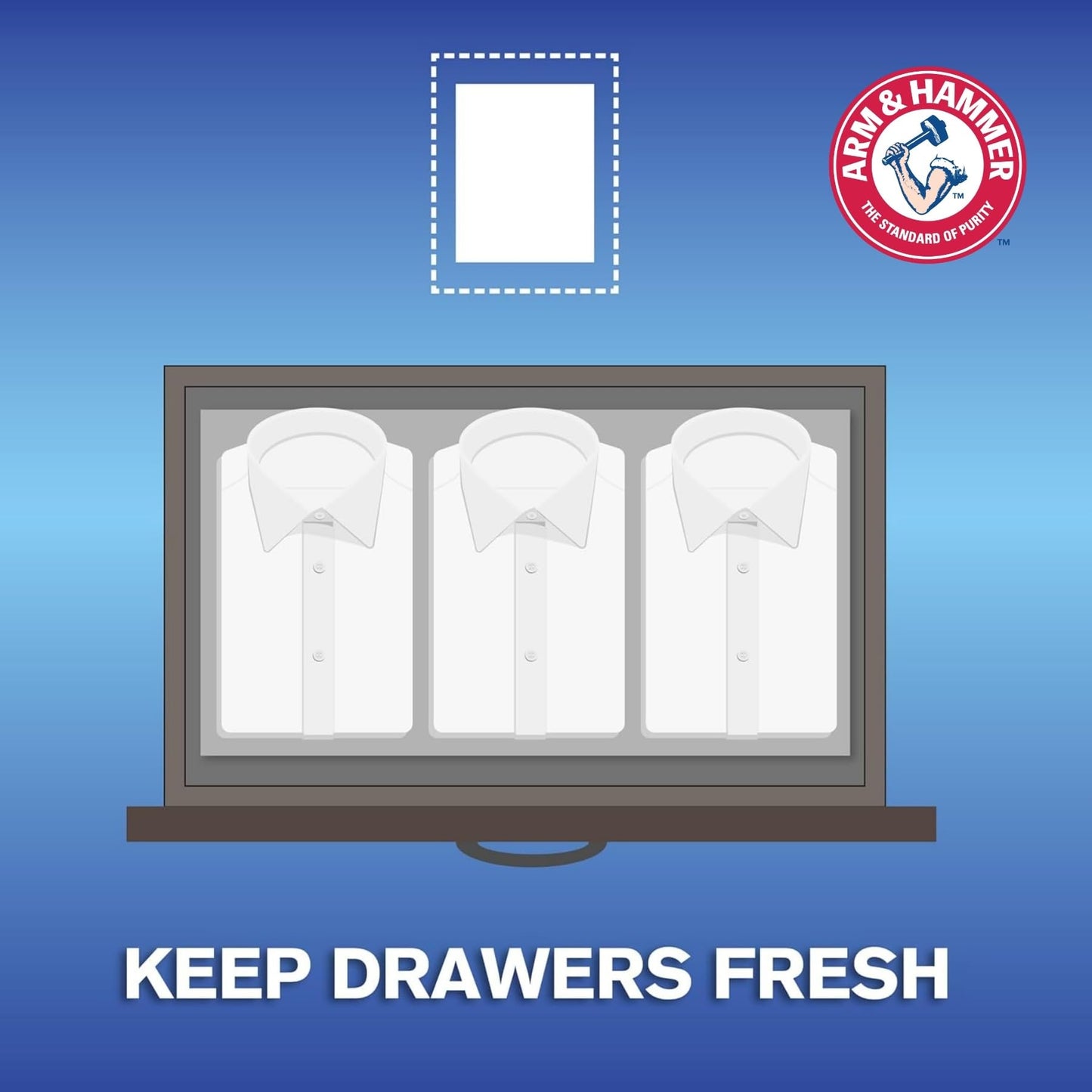 Arm & Hammer 3320000102 Essentials Dryer Sheets, Mountain Rain, 144 Sheets/Box, 6 Boxes/Carton