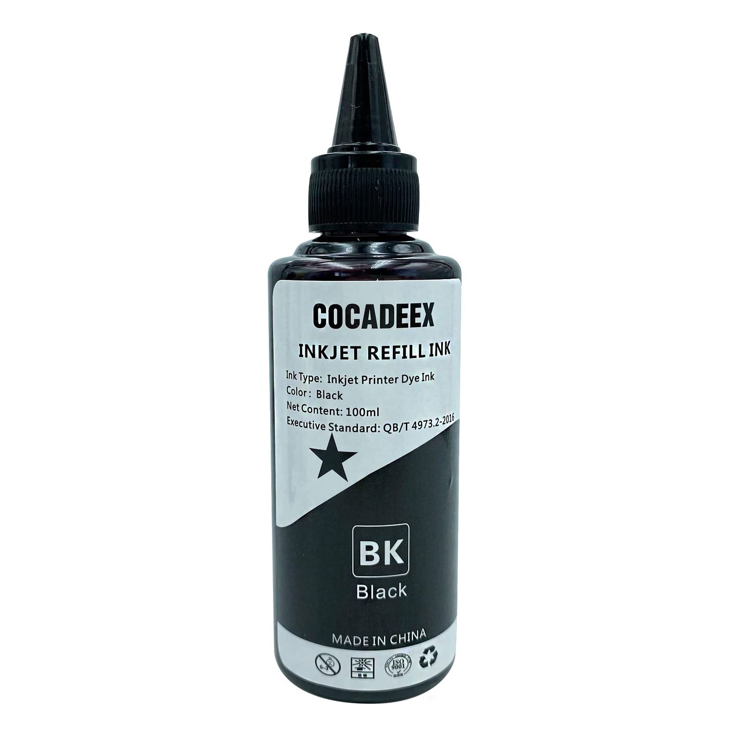 COCADEEX 500ml Ink Refill Kit Compatible with Hp 68XL & 68 Ink Cartridges,Work with Envy 6152e 6155e 6552e 6555e 6558e Printers