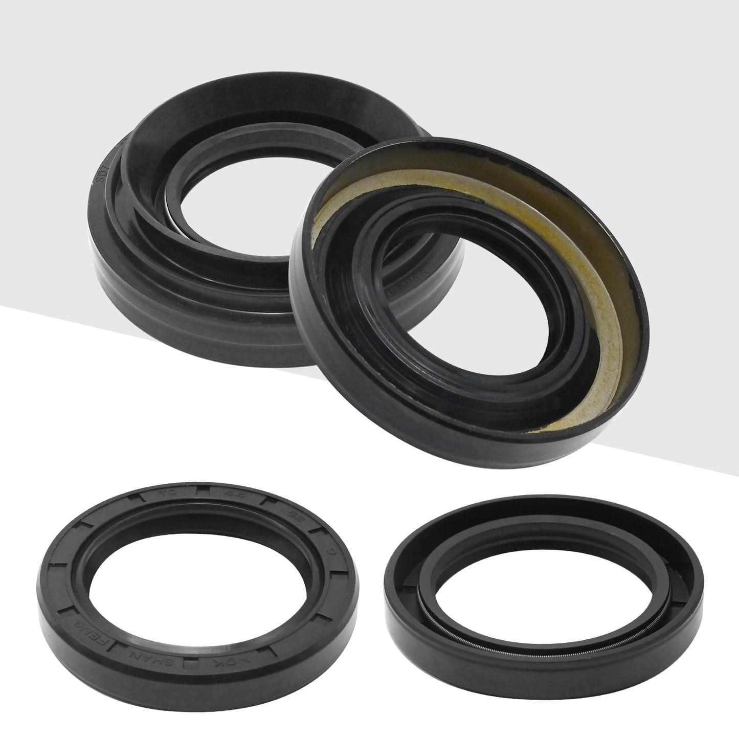 CADUFUELLY Rear Axle Wheel Bearing Kit with Seals 3 pcs Replacement for ATV Foreman Rubicon 500 2001-2014 Rancher 350 400 Foreman 450 TRX500 TRX 500 TRX450 TRX400 TRX350