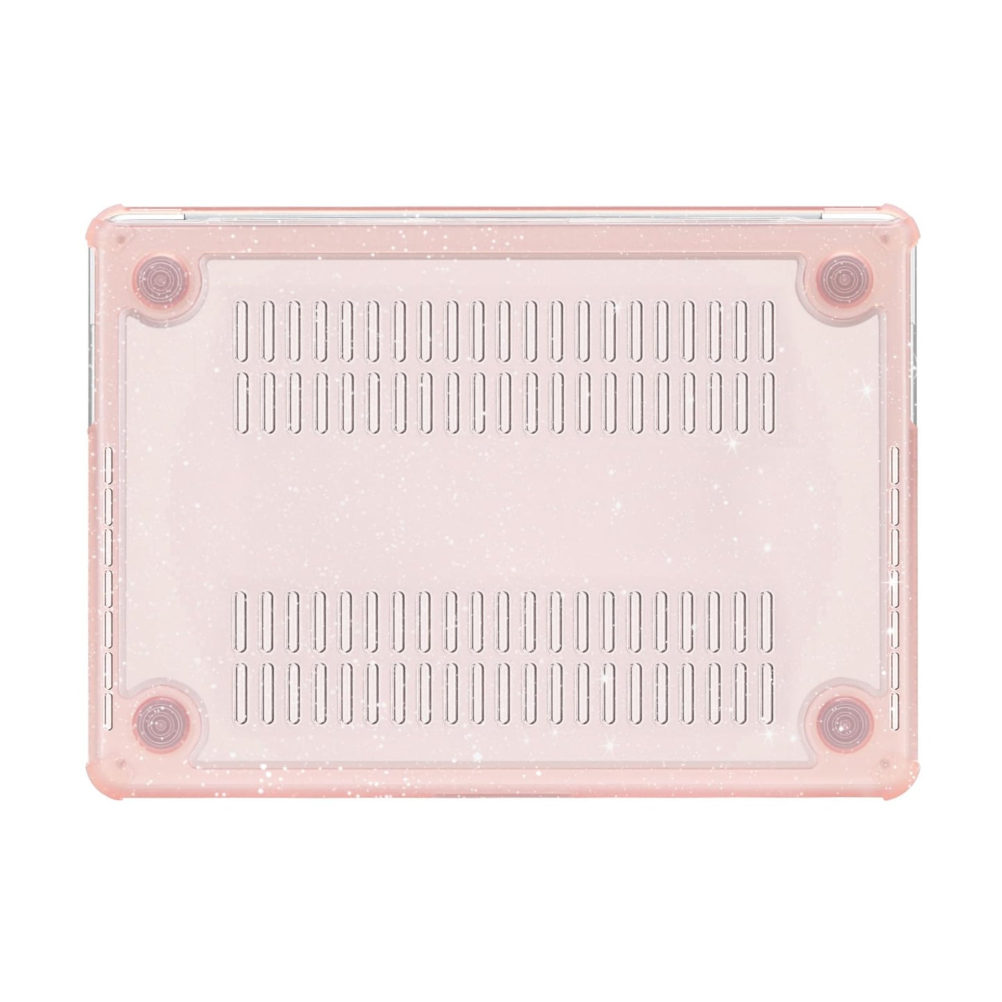 MOSISO Compatible with MacBook Pro 14 inch Case 2026-2021 M5 M4 M3 M2 M1 A3427 A3426 A3434 A3112 A3185 A3401 A2918 A2992 A2779 A2442, 2 in 1 Kit Heavy Duty Glitter Shell with TPU Bumper, Pink