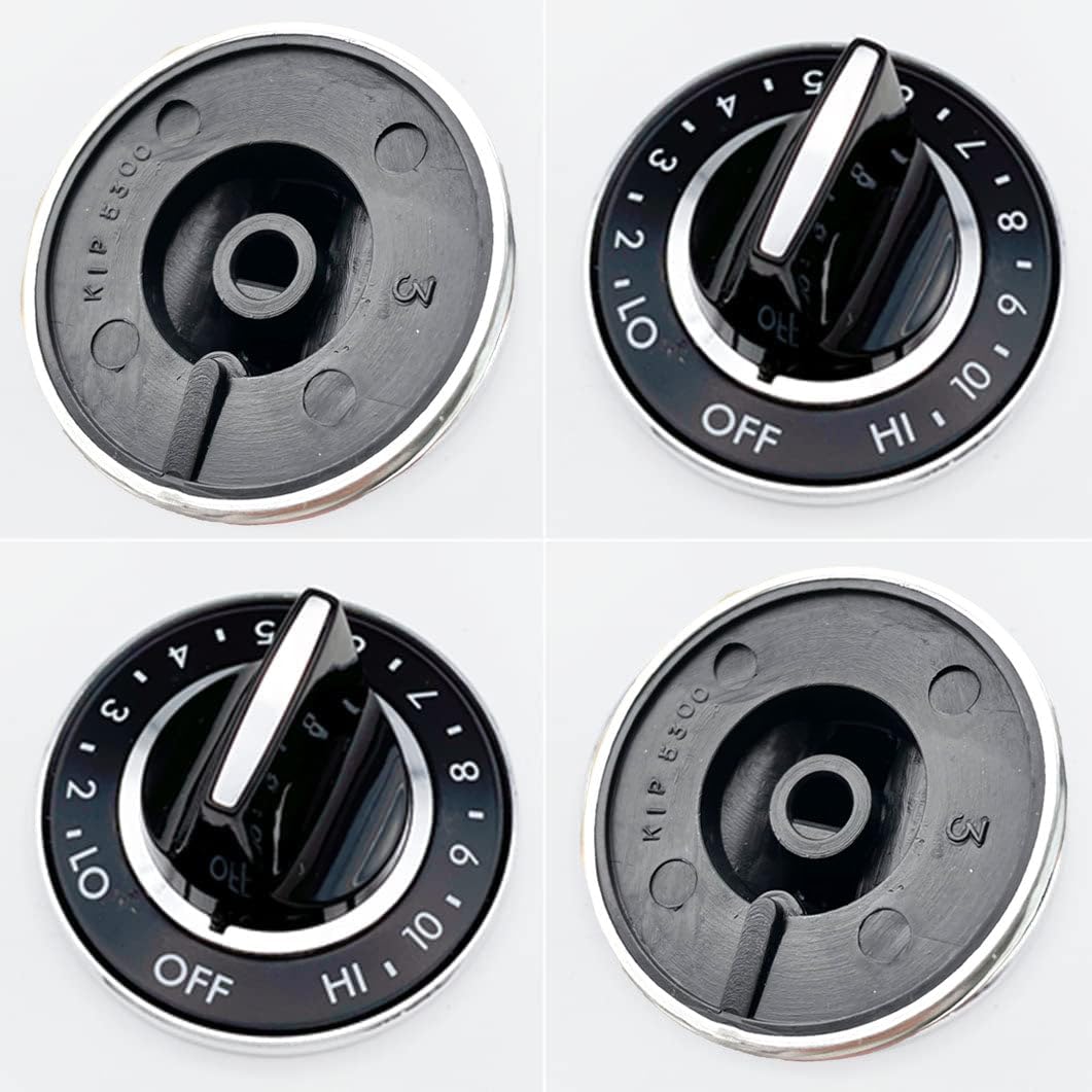 Pistek 4 pack Y700854 AP4290230 PS2201285 Surface Burner Knob for Jenn Air Specific Models