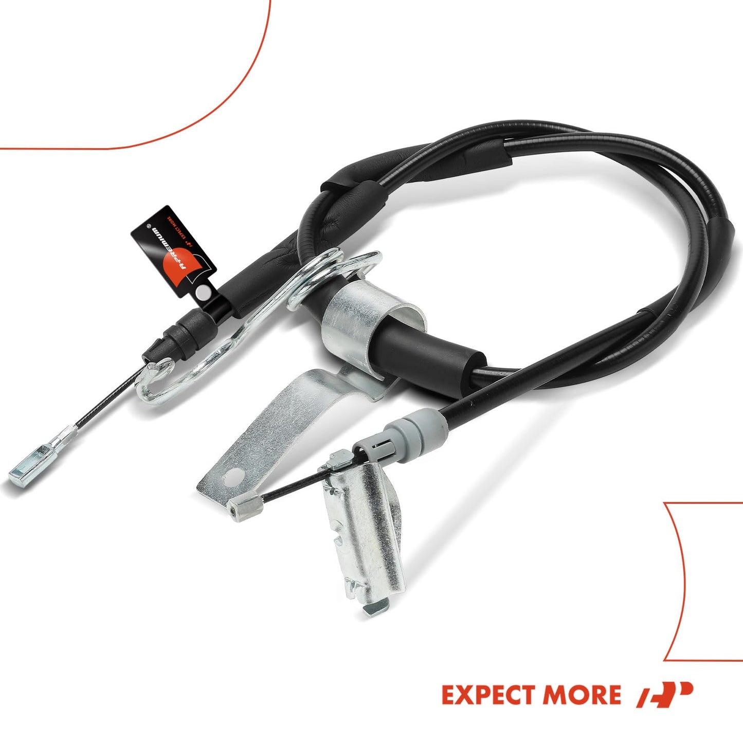 A-Premium Rear Driver Side Parking Brake Cable Assembly Compatible with Dodge, Chrysler and Ram Models: Grand Caravan 2012-2020, Town & Country 2012-2016, C/V CV 2012-2015
