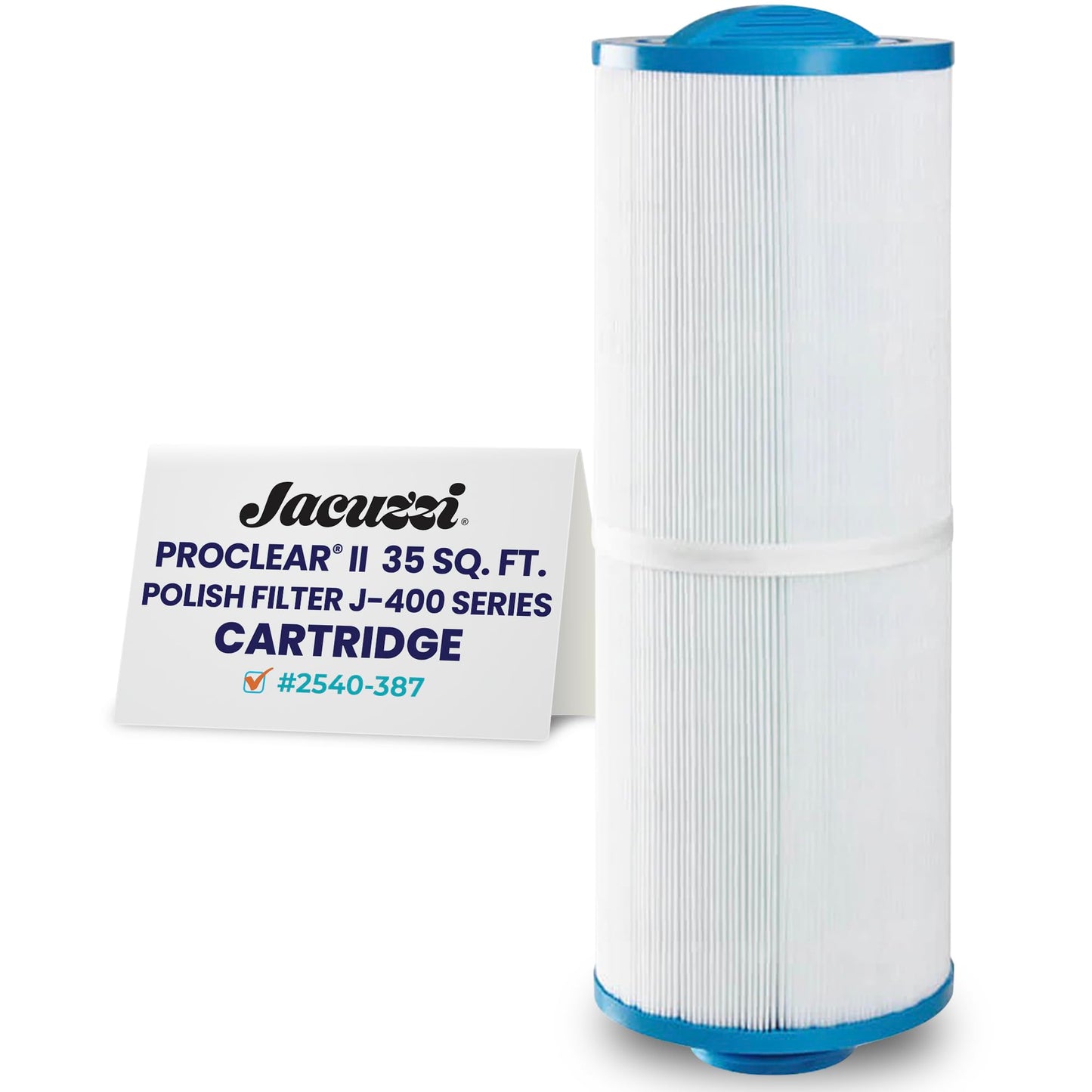 Jacuzzi Brand Filter: Proclear II 12in. Polish Filter, 2009+ J-480, J-470, J-465, 2540-387