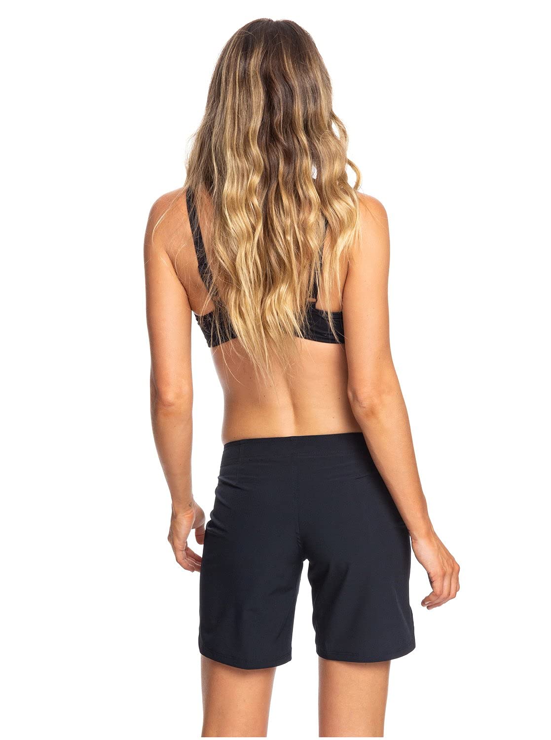 Roxy Women's Board Shorts 7" Inseam – Quick Dry Swim Shorts, Swimsuit Bottom, Bikini Cover Up, Beachwear, Black, X-Large