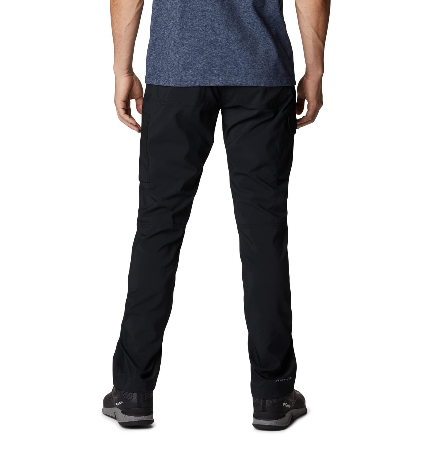 Columbia Mens Silver Ridge Utility Hiking Pant, Black, 38 x 32