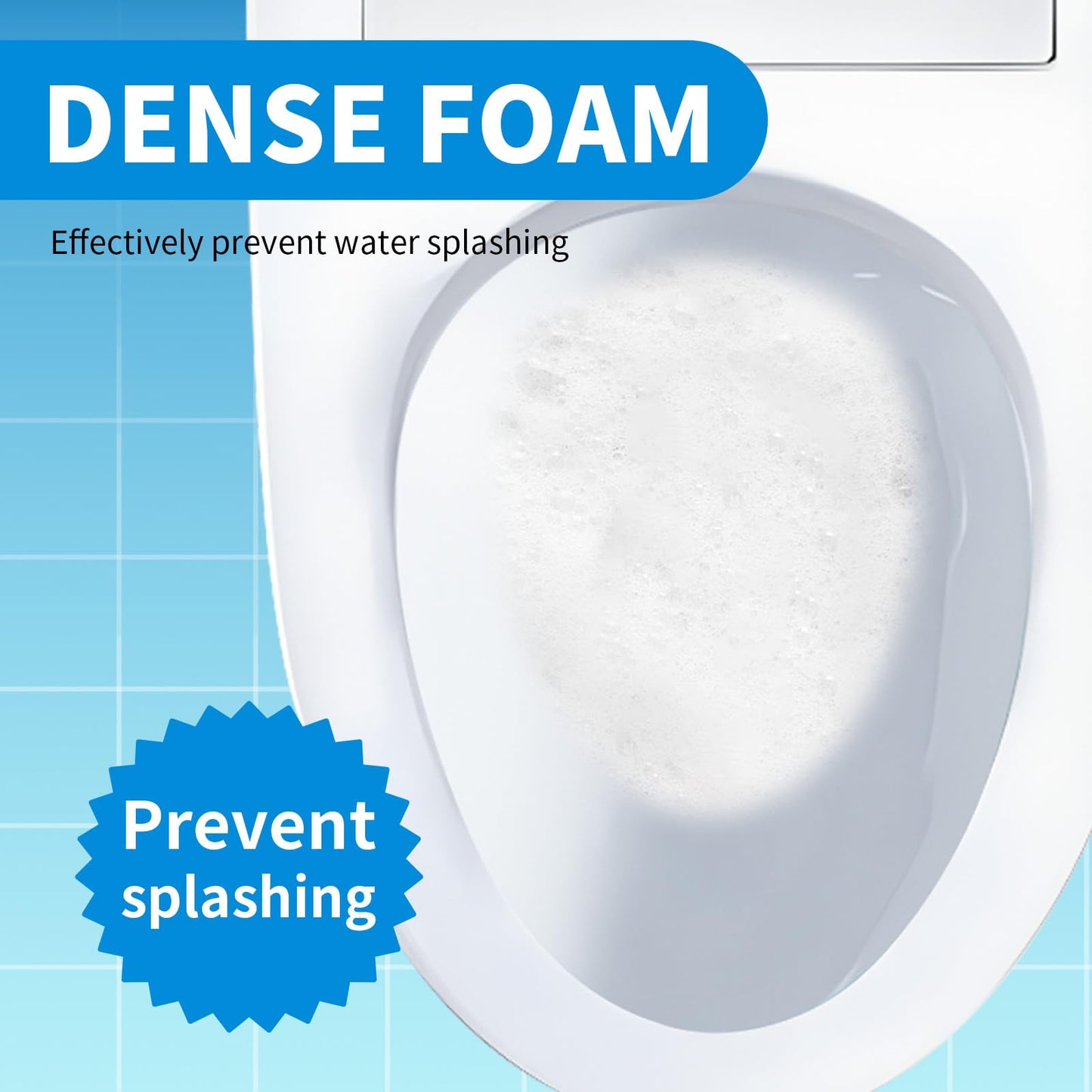 Foam Shield Agent Splash Control For Smart Toilet 480ml 2Pack Foaming Toilet Cleaning Liquid Fresh Comfortable Bathroom