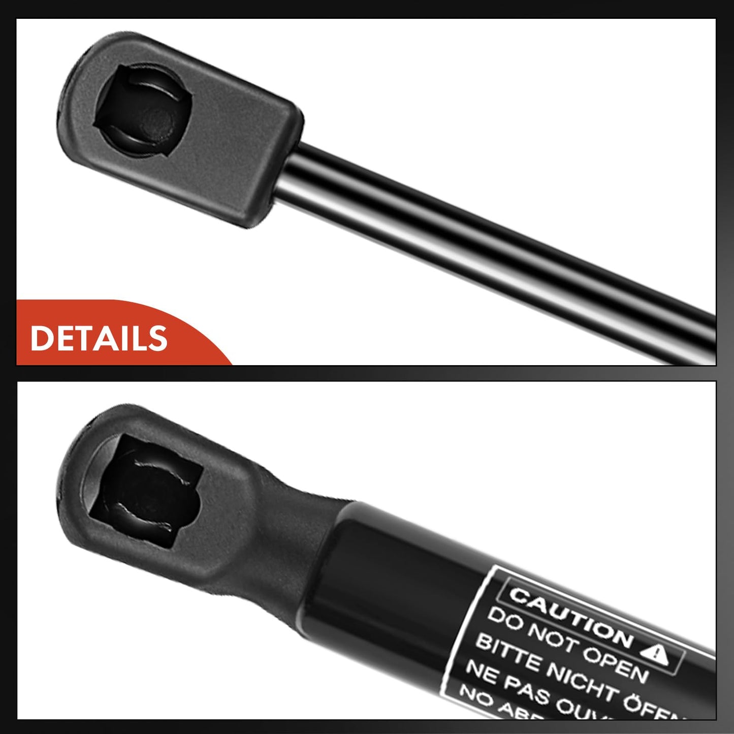 A-Premium Tailgate Lift Supports Shock Struts Spring Prop Compatible with Hyundai Veloster 2012-2017 2-PC