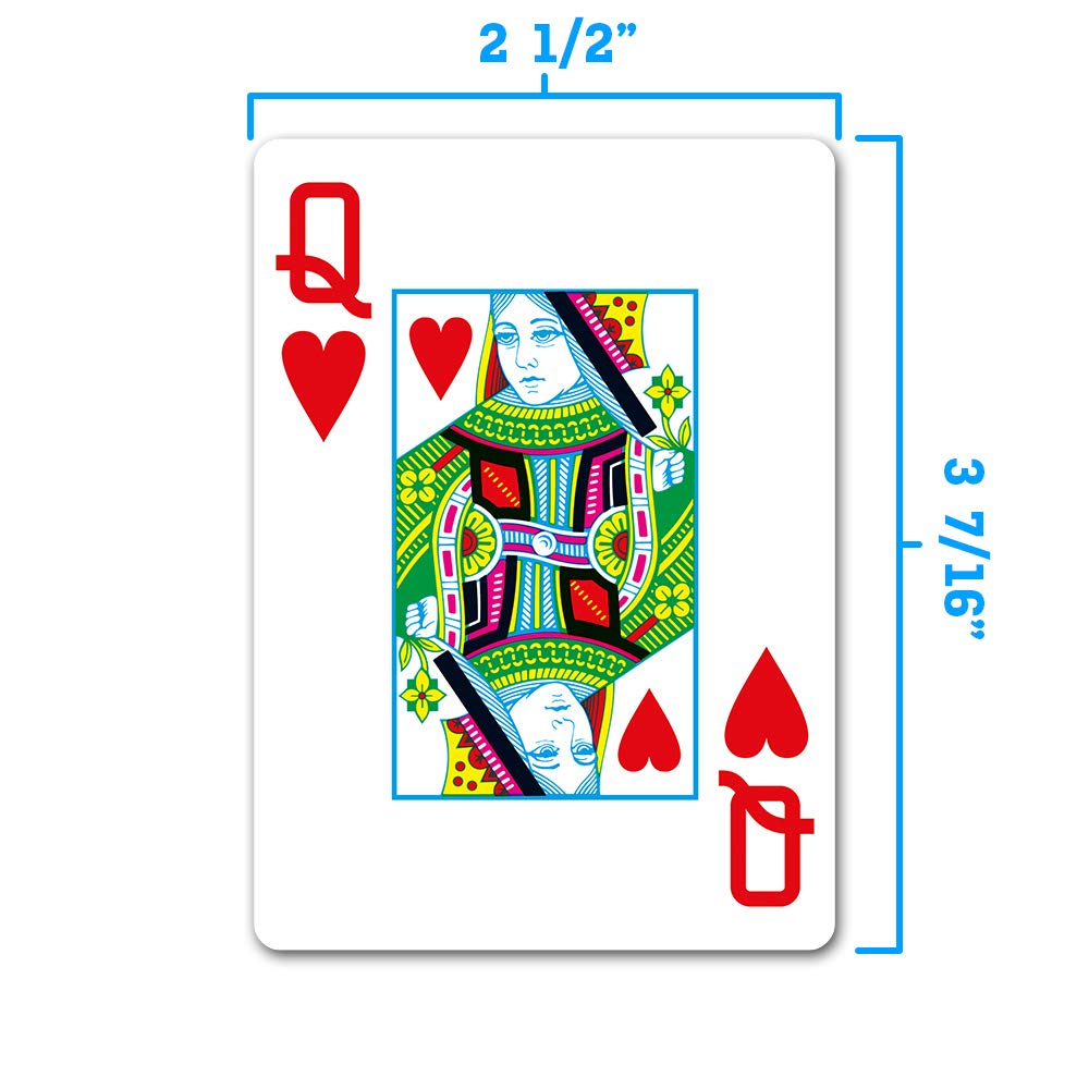 Copag WSOP 100% Plastic Playing Cards - Standard Size (Poker) Jumbo Index Black/Red Double Deck Set