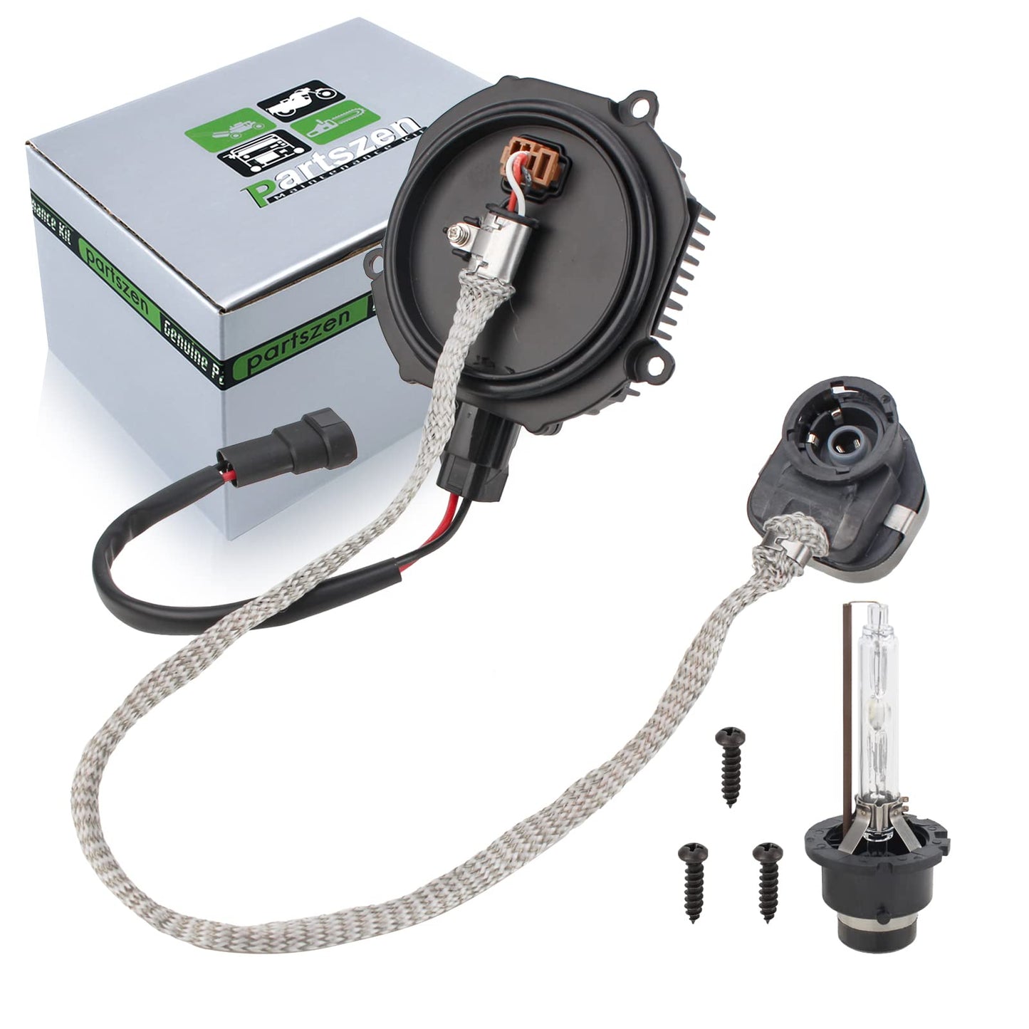 partszen 28474-8991A Xenon HID Ballast Headlight Control Unit for Infiniti G35 G37 FX35 QX56 Nissan Altima Maxima Murano 350Z 370Z GTR Replace 28474-89904 nzmns111lbna with Igniter D2S Bulb