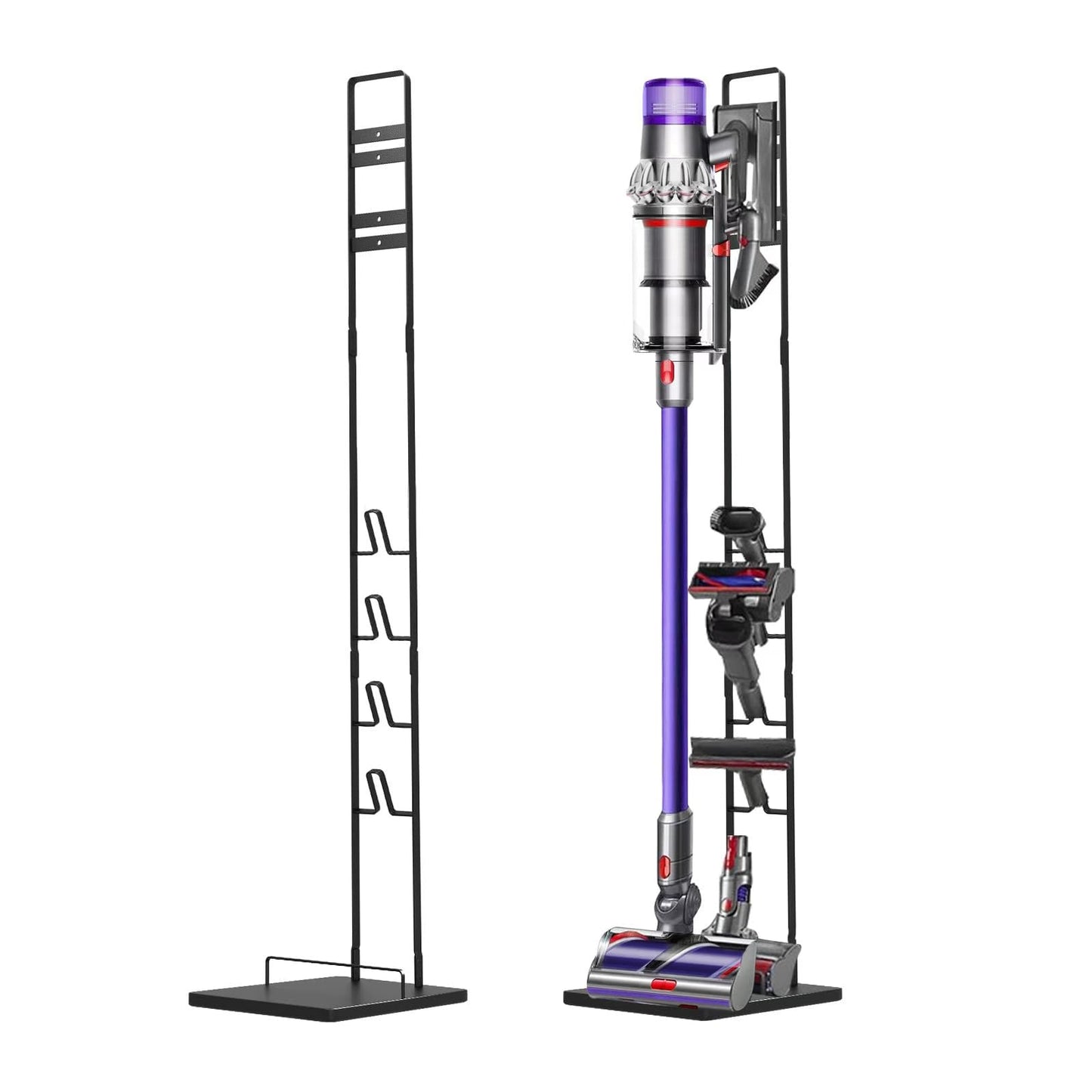 Foho Vacuum Stand, Stable Metal Storage Bracket Stand Holder Compatible for Dyson Handheld V6 V7 V8 V10 V11 V15 DC30 DC31 DC34 DC35 DC58 DC59 DC62 Cordless Vacuum Cleaners & Accessories & Attachments