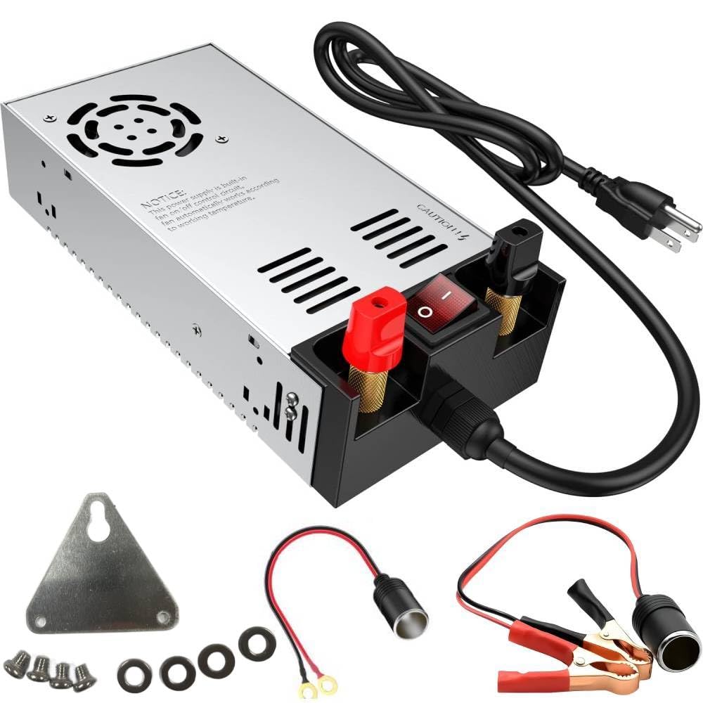 Denfix New Version SMPS 110V AC to 12V DC Converter Power Supply Adapter Switch Transformer Max 50A 600W (with Switch)