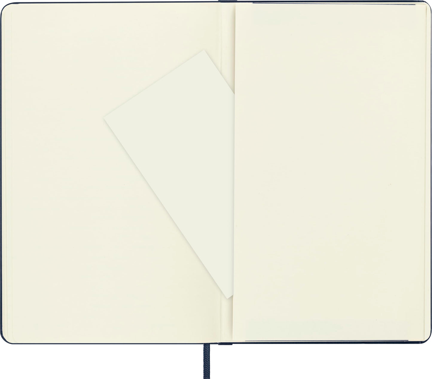 Moleskine Art Collection Sketchbook, Large, Plain, Blue Sapphire, Hard Cover (5 x 8.25)