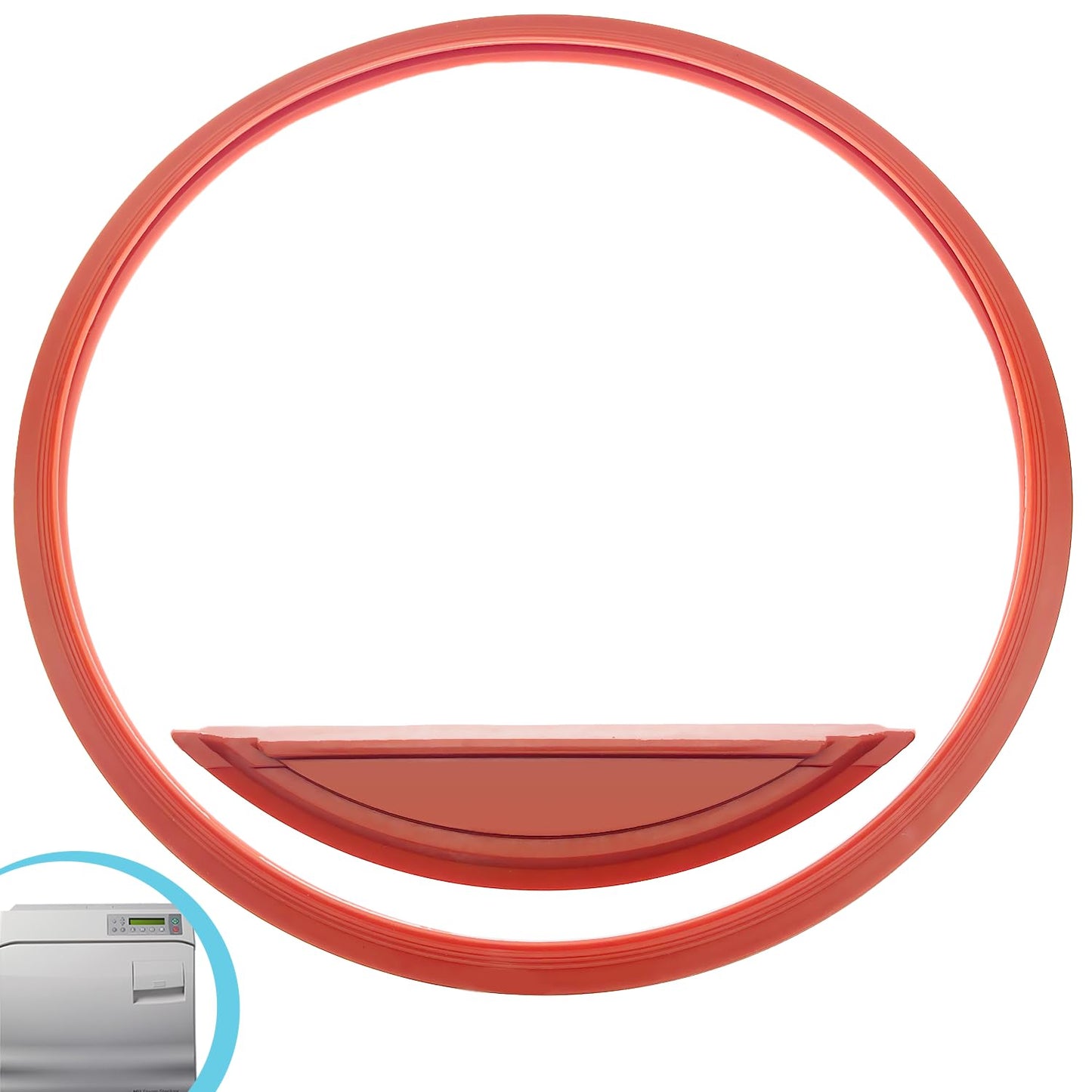 AGILLE M11 Door Gasket Kit Fit for Midmark M11 Ultraclave & M11D Steam Sterilizers, includes Door Gasket and Dam Gasket #053-0527-00# 002-0504-00, Made from 100% High Quality Synthetic Silicone